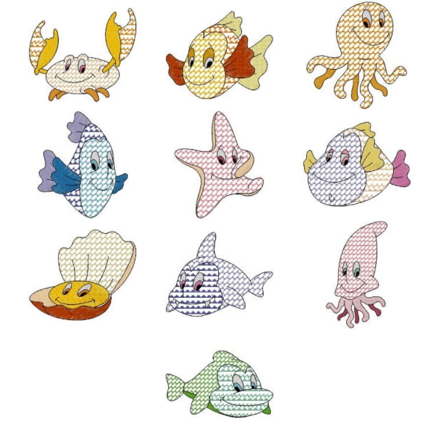Sea Friends Colour Lace