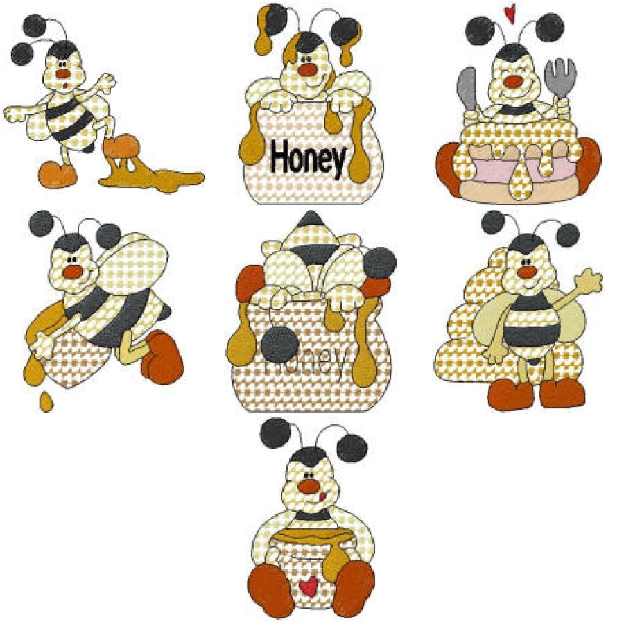 Cute Bee Colour Lace