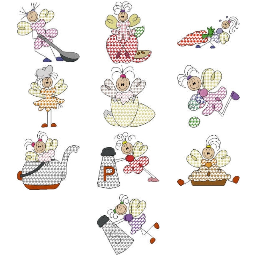 Stickfigures Kitchen Colour Lace