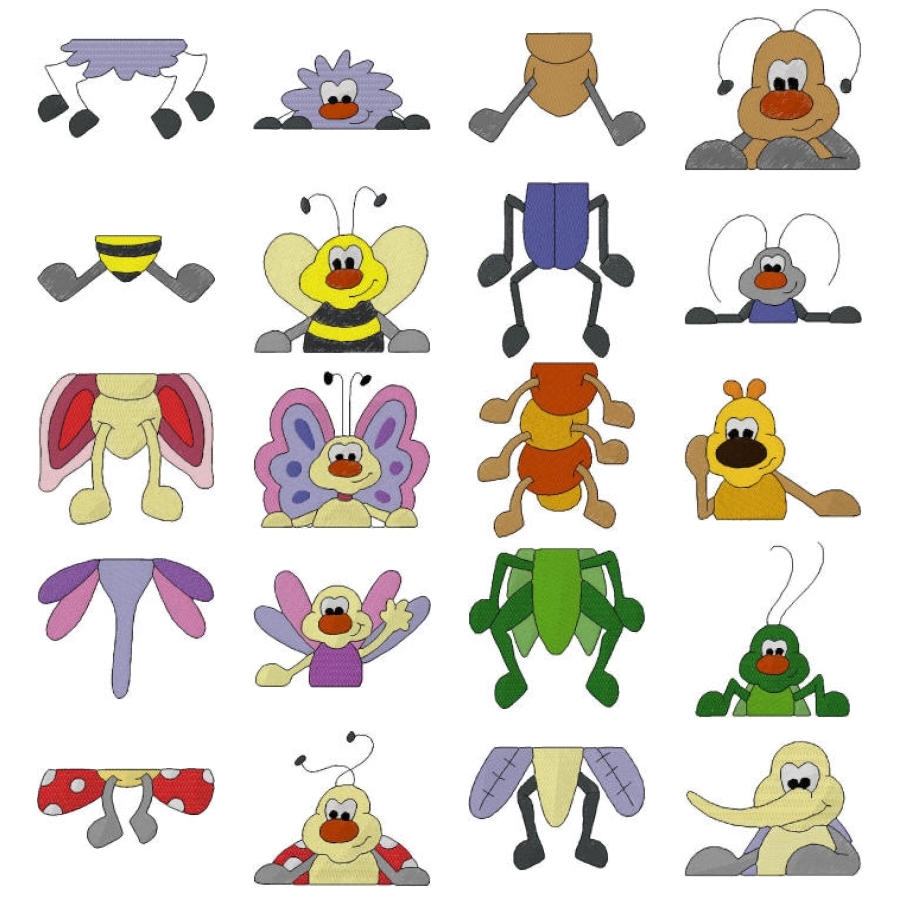 Bug Toppers Full Stitch