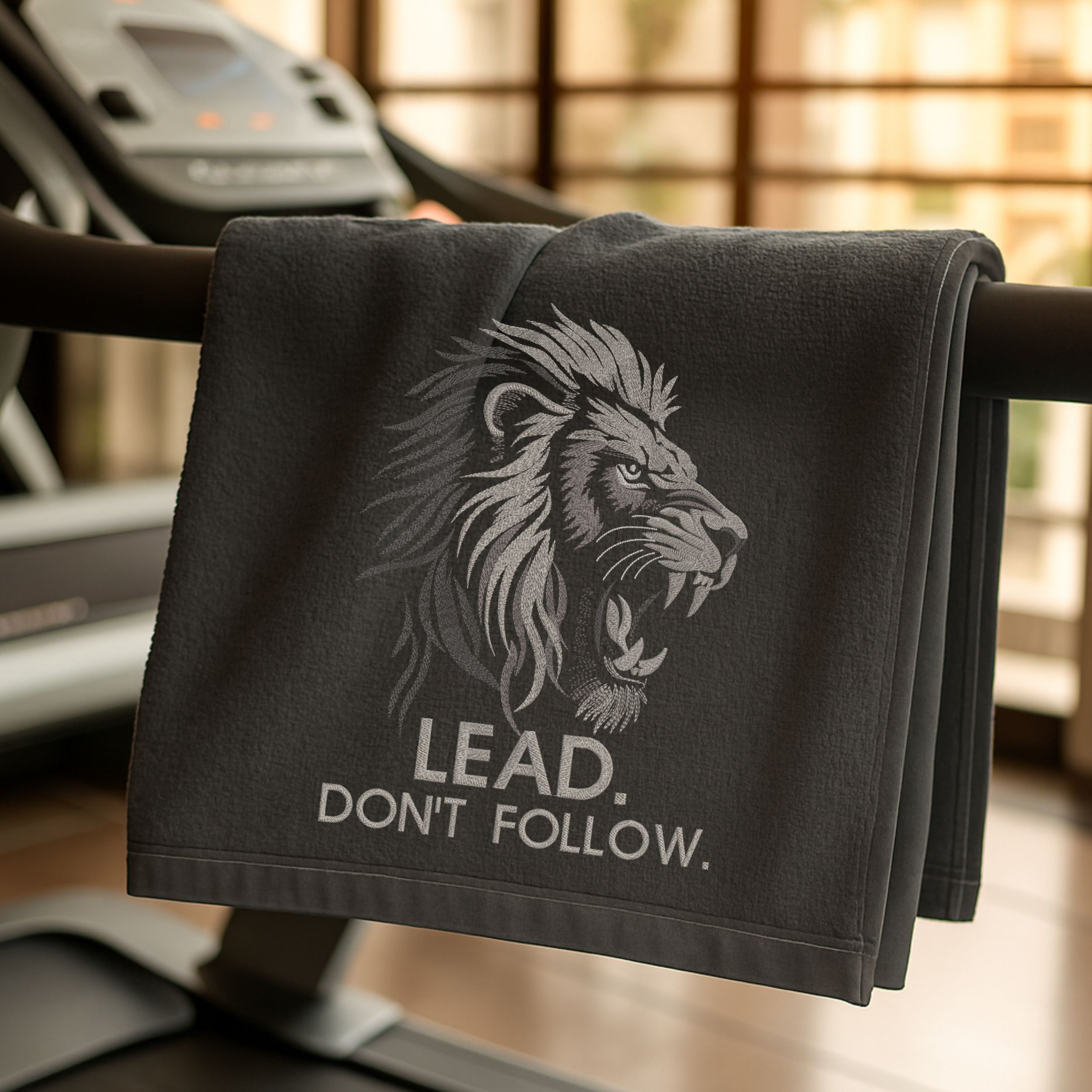 Roaring Lion Head with quote-10