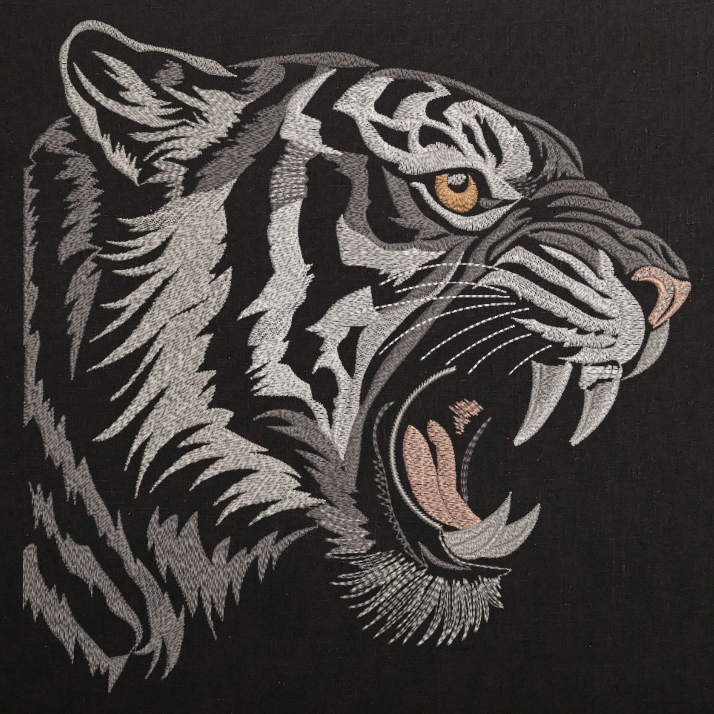 Realistic Tiger Head-3
