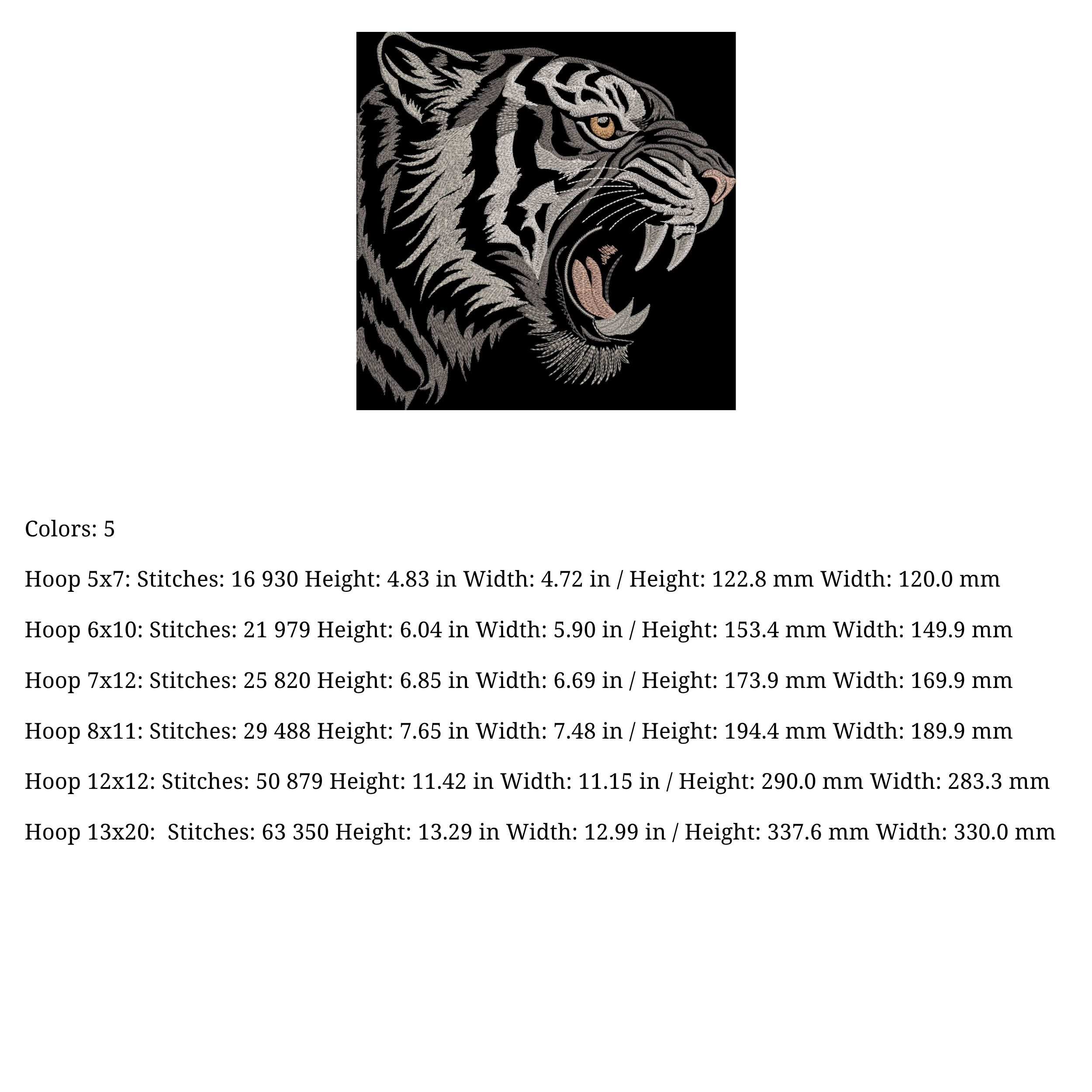 Realistic Tiger Head-4
