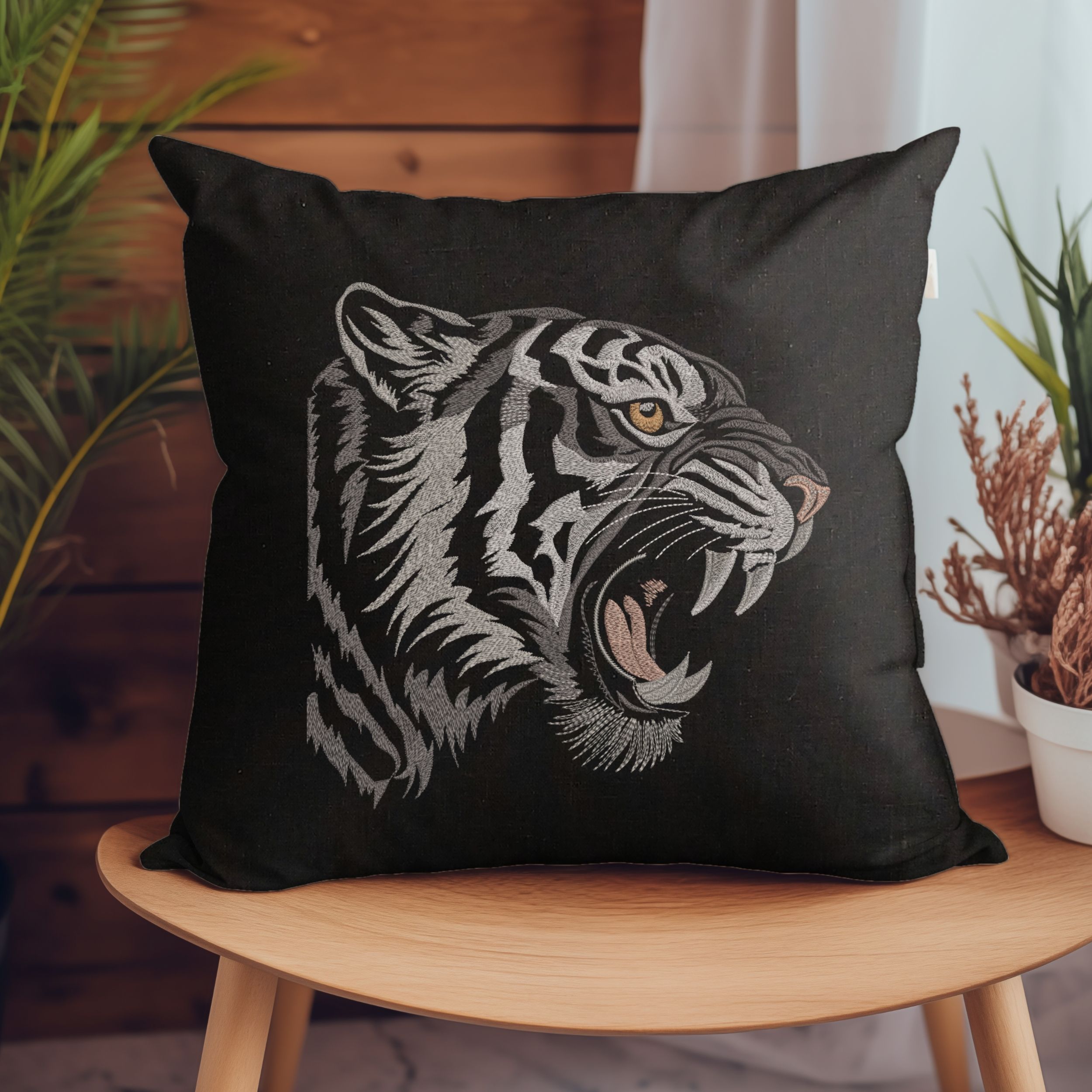 Realistic Tiger Head-5