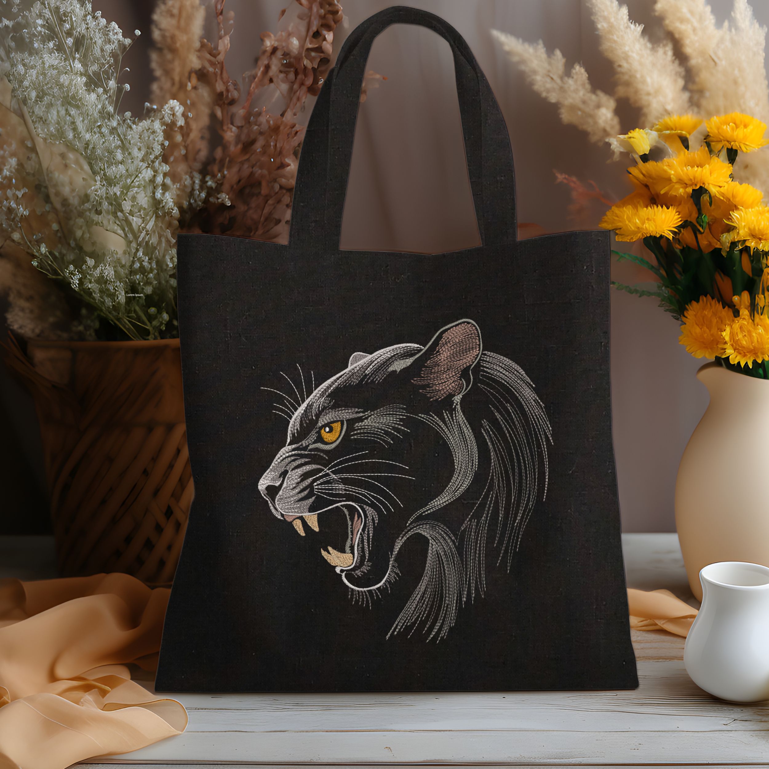 Realistic aggressive Black Panther-7