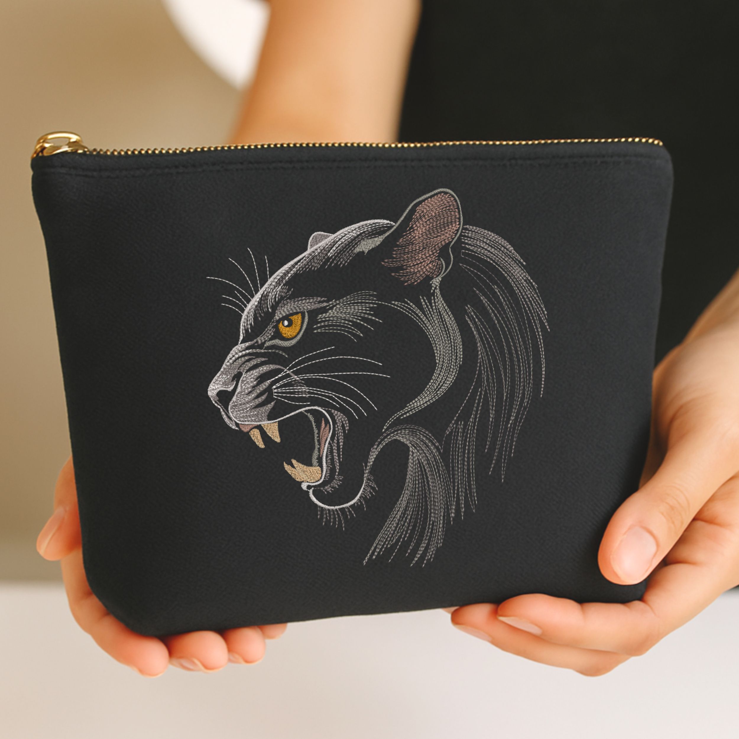 Realistic aggressive Black Panther-9
