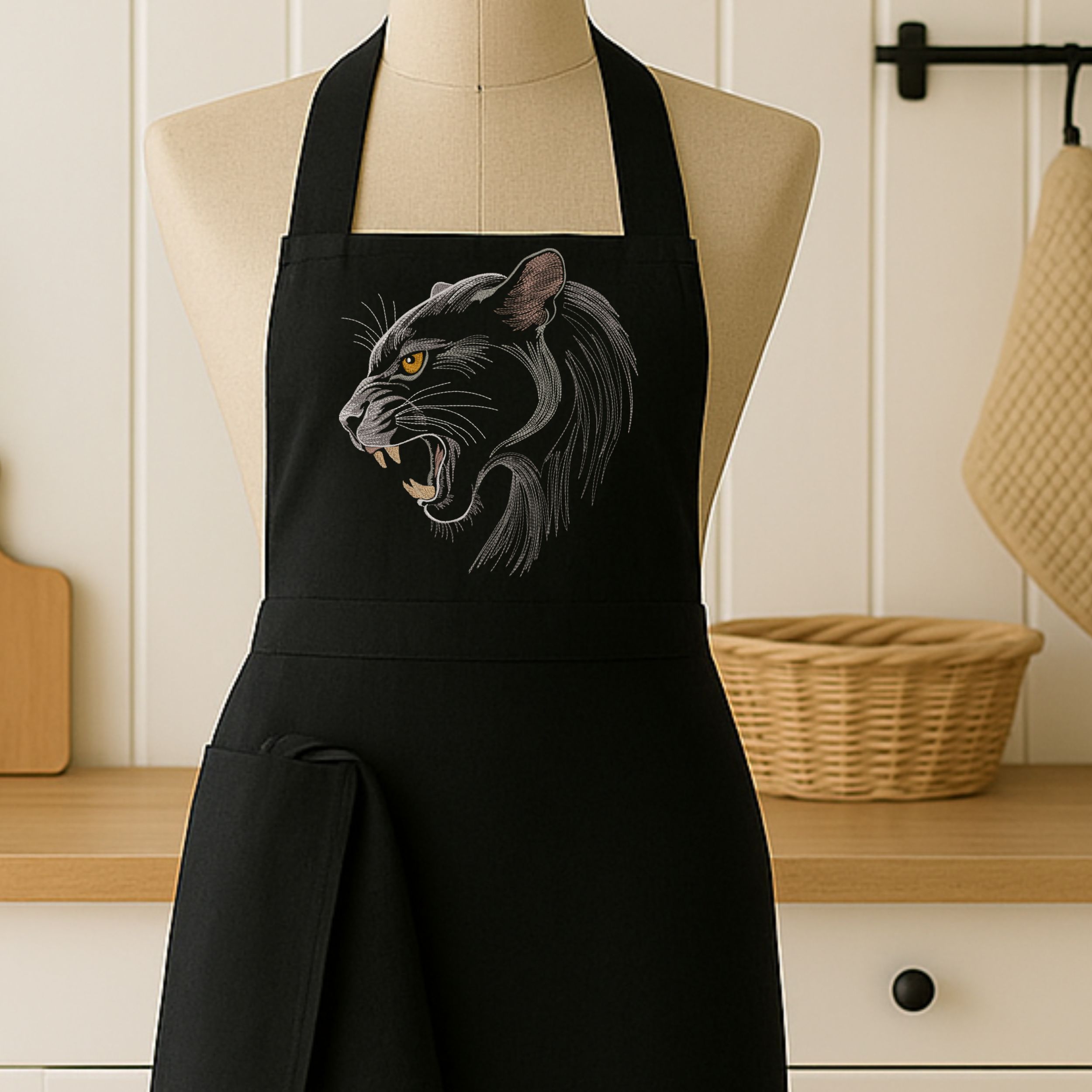 Realistic aggressive Black Panther-12