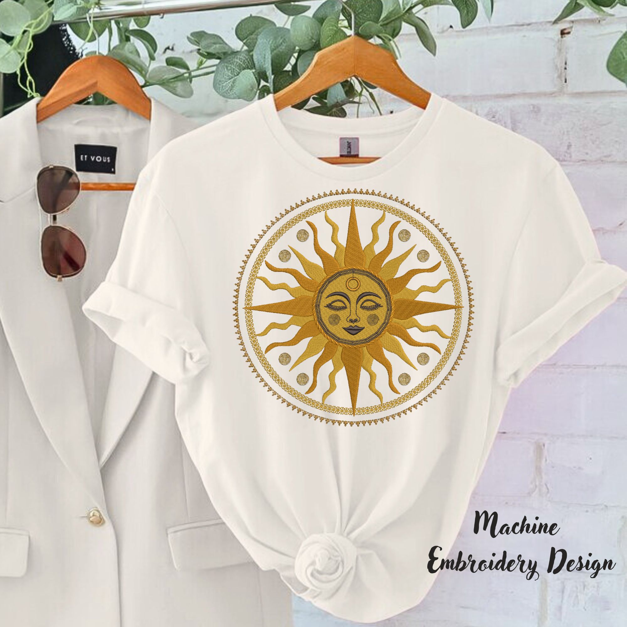 Celestial Sun Moon Face Mandala-9