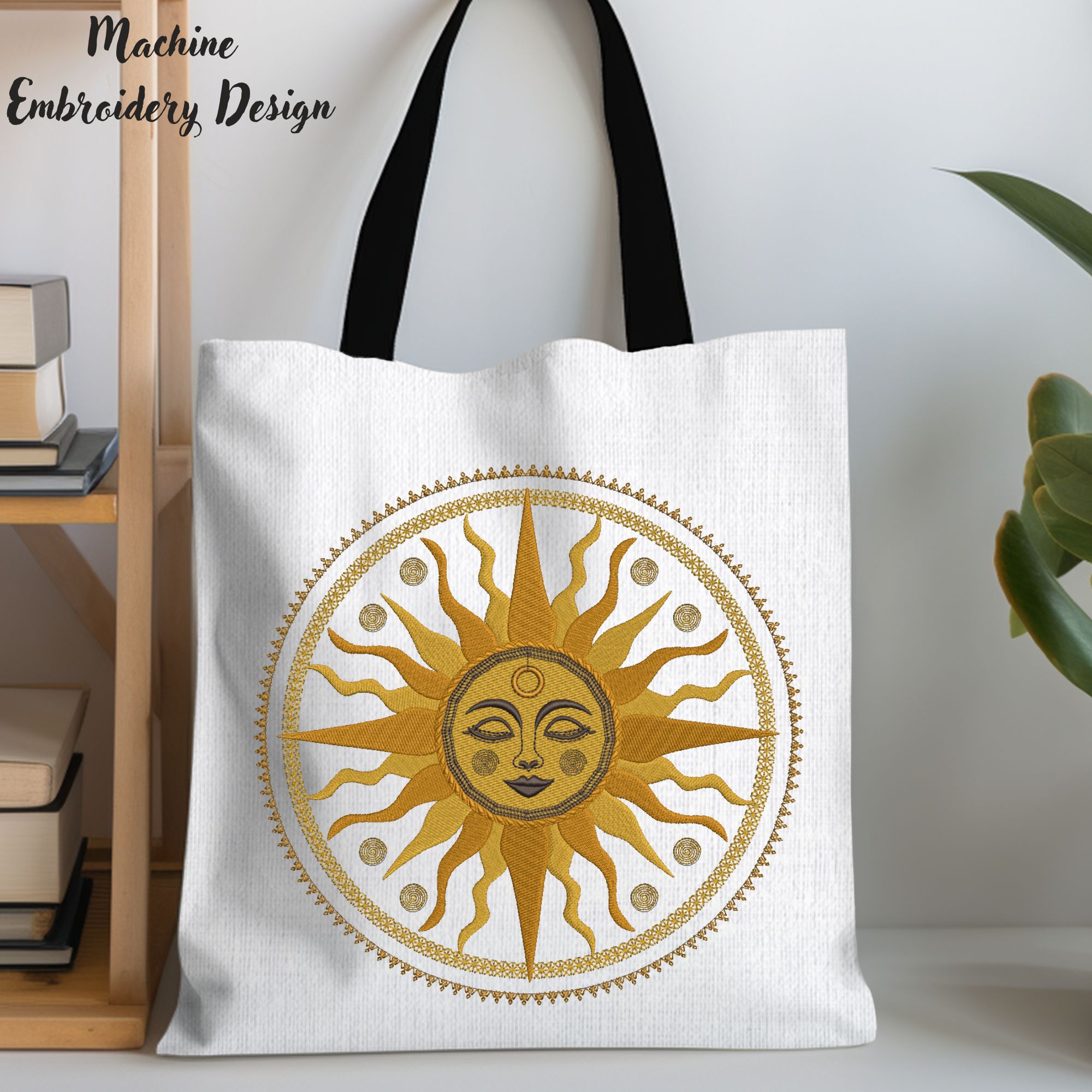 Celestial Sun Moon Face Mandala-10
