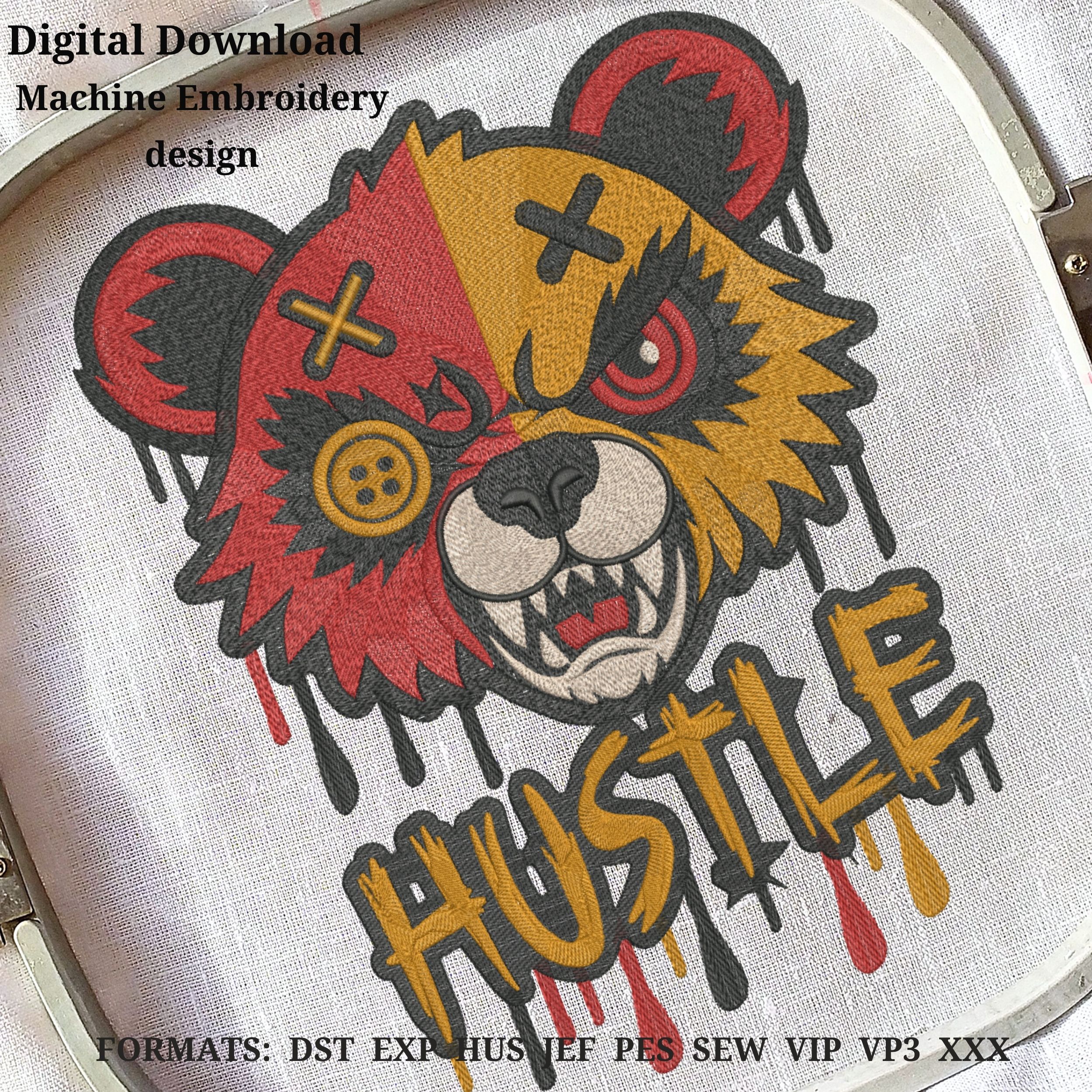 Grumpy Bear Halloween Horror Urban Style-6
