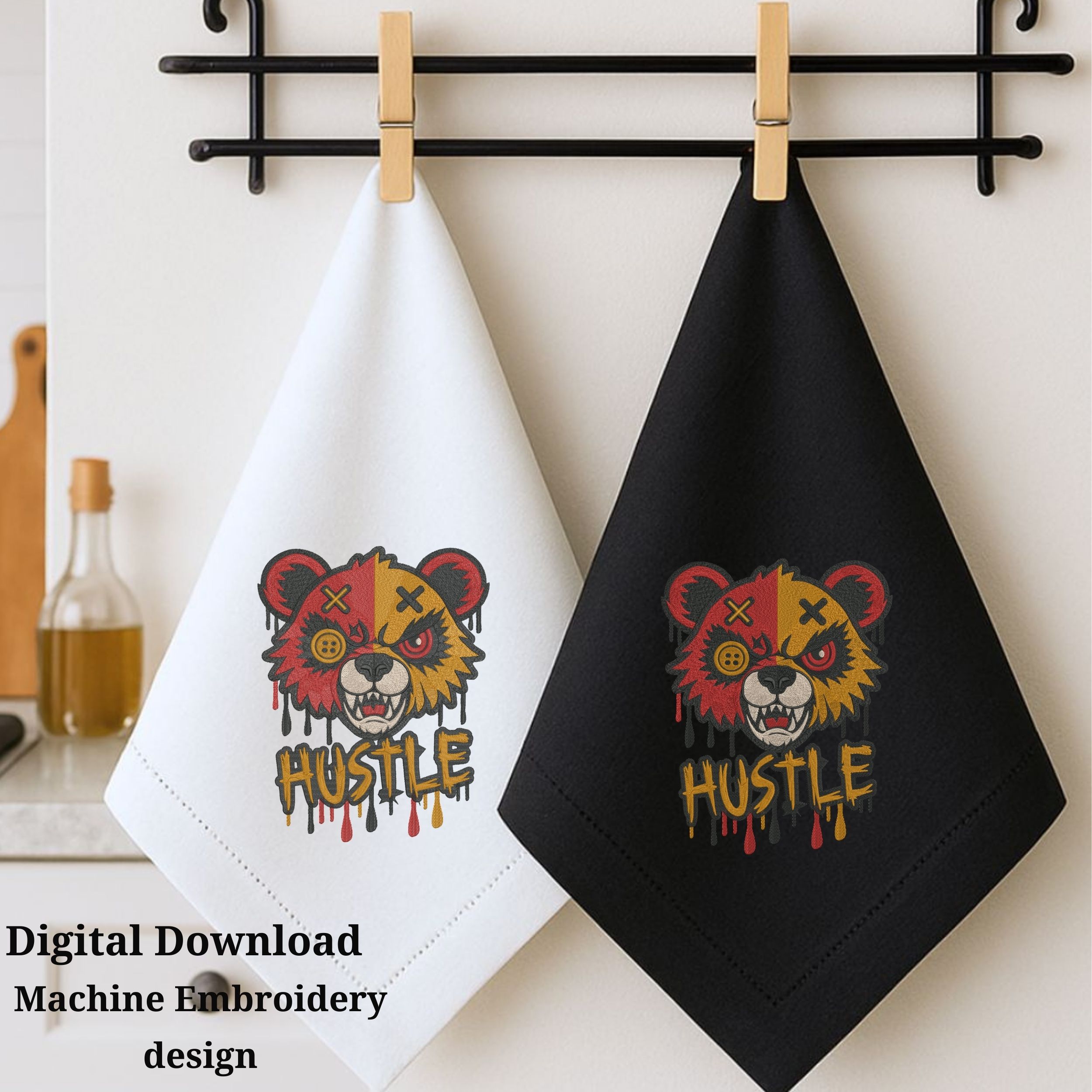 Grumpy Bear Halloween Horror Urban Style-8