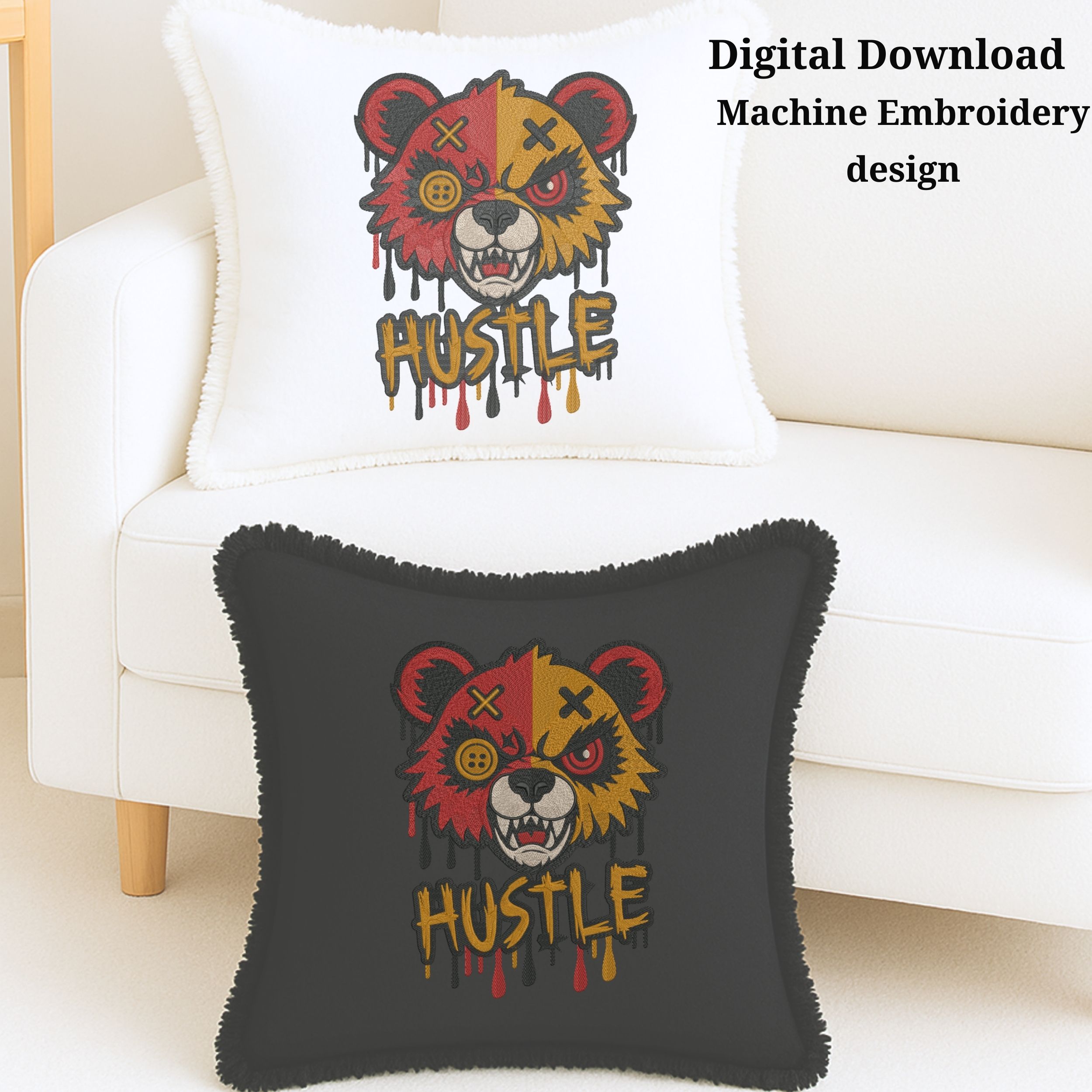 Grumpy Bear Halloween Horror Urban Style-9