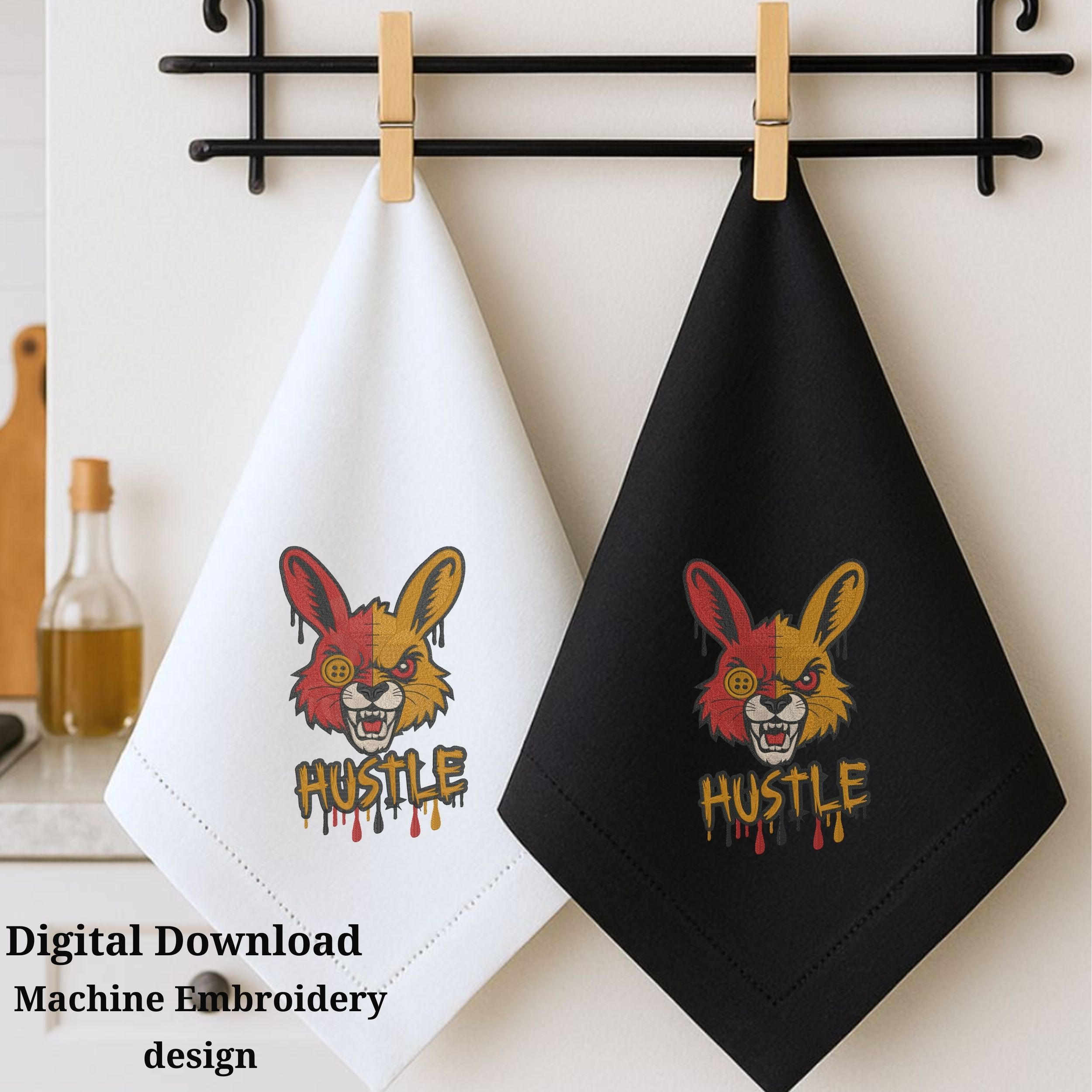 Grumpy Rabbit Halloween Horror Urban Style-8