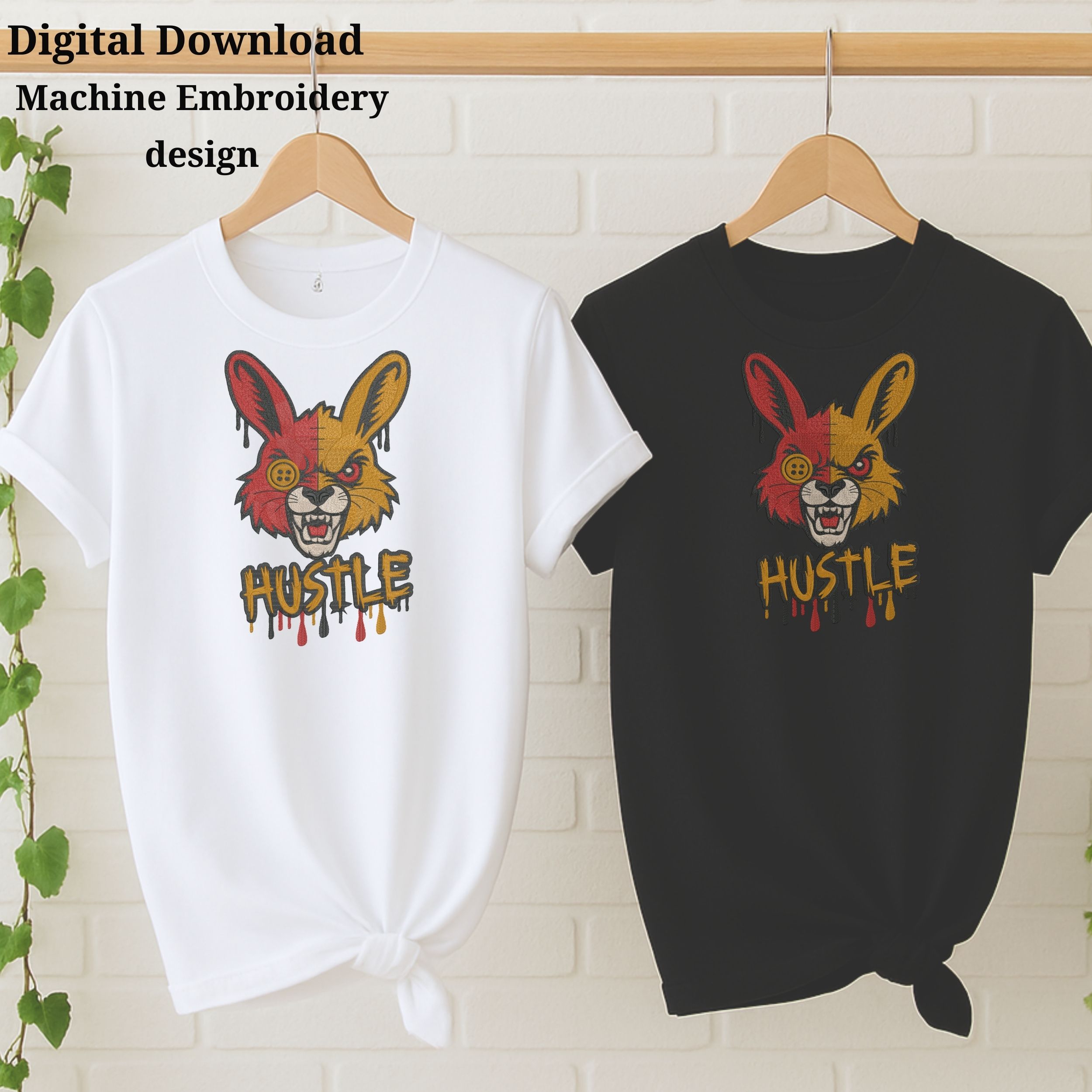 Grumpy Rabbit Halloween Horror Urban Style-10
