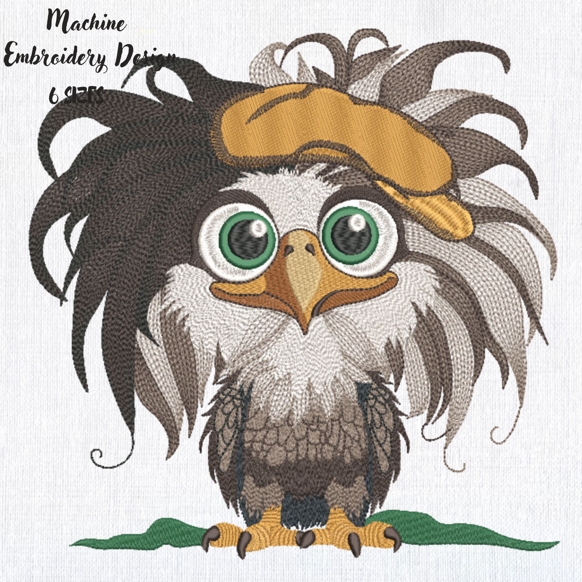 Funny Baby Boy Bald Eagle in Hat-3
