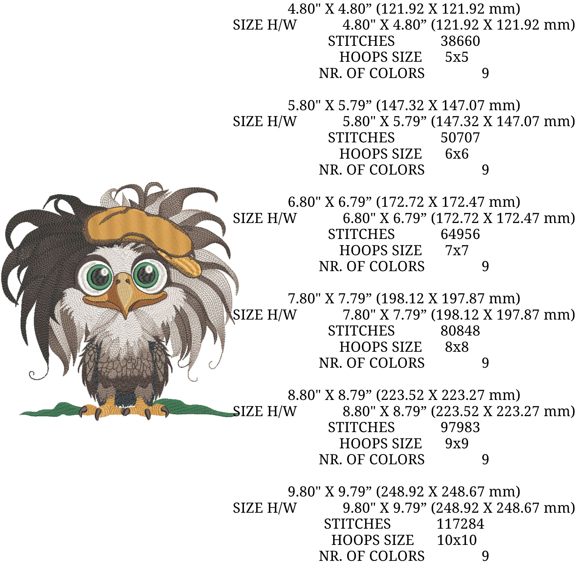Funny Baby Boy Bald Eagle in Hat-4