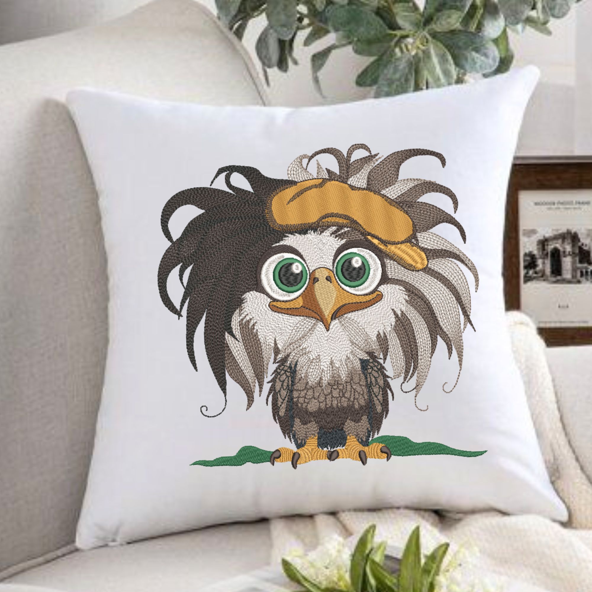 Funny Baby Boy Bald Eagle in Hat-5