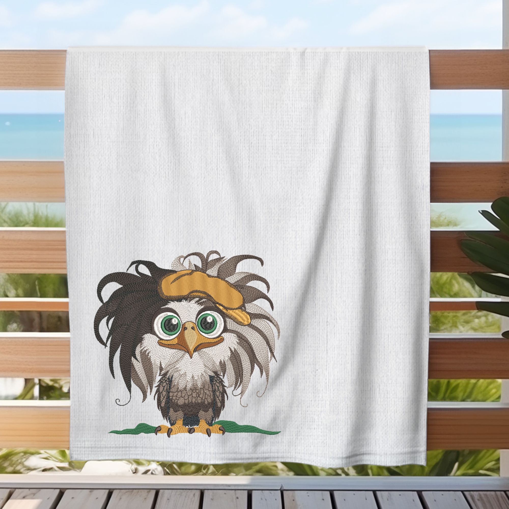 Funny Baby Boy Bald Eagle in Hat-6