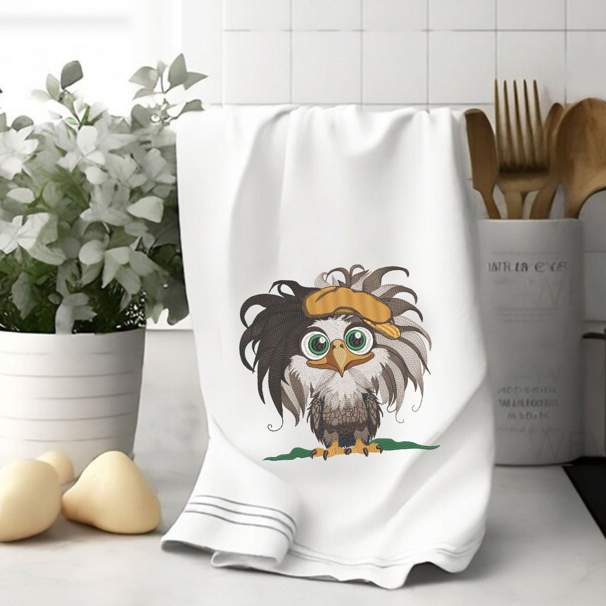 Funny Baby Boy Bald Eagle in Hat-8