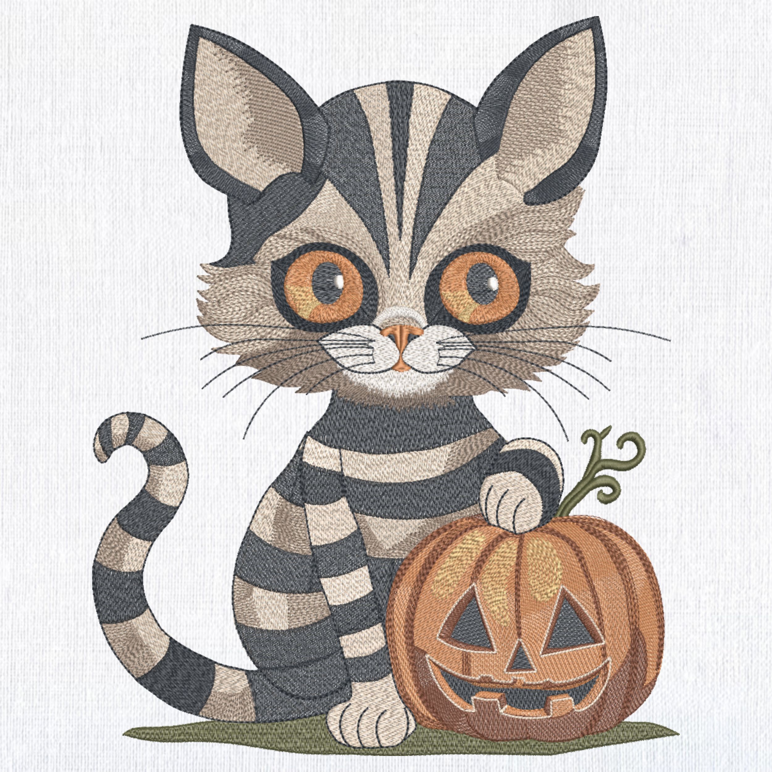 Cats Halloween Pumpkin Spooky Style-5