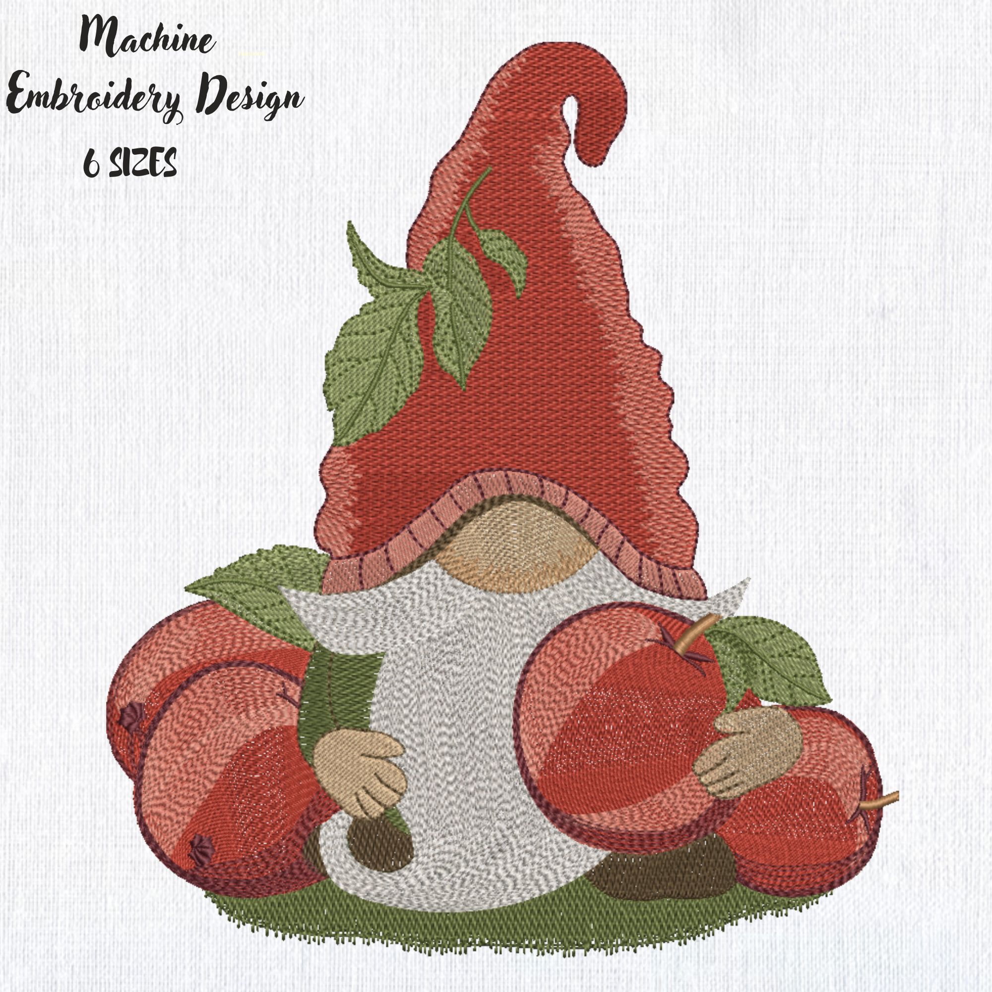 Cute Summer Apple Gnome-3
