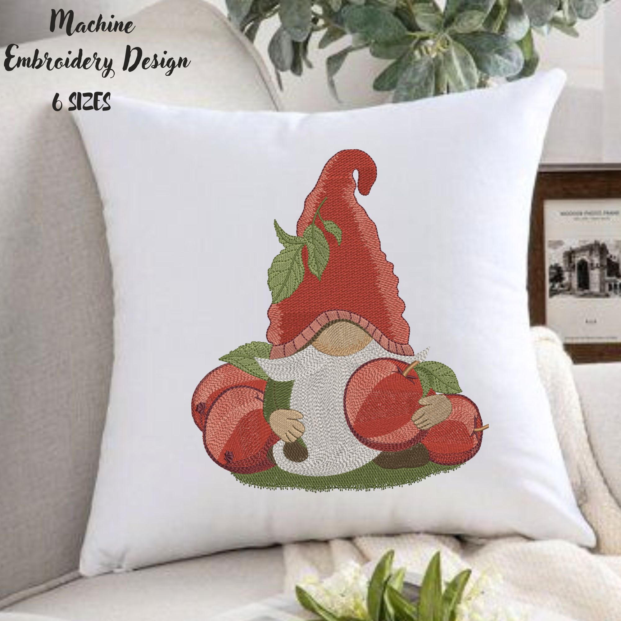 Cute Summer Apple Gnome-5