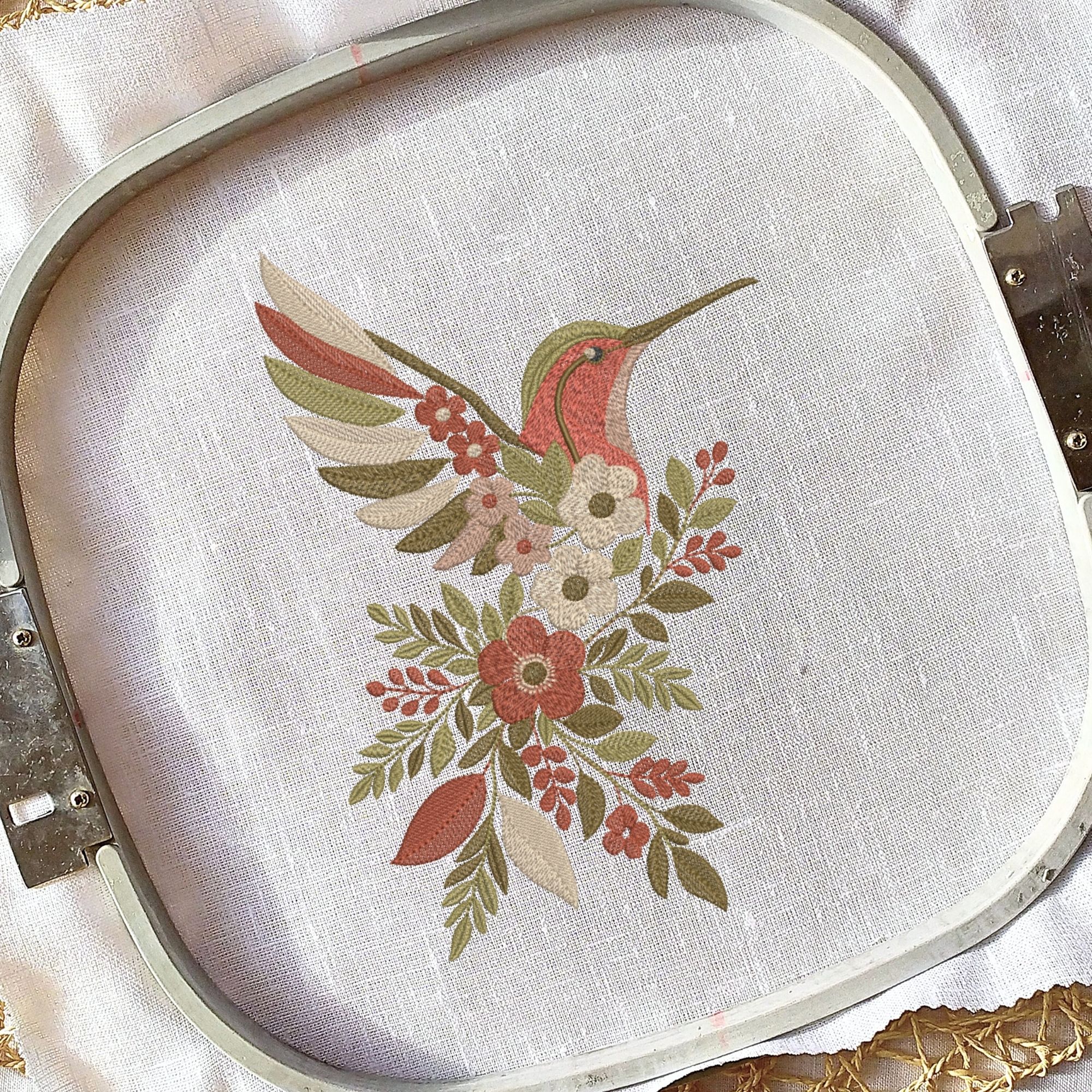 Floral Hummingbird-6