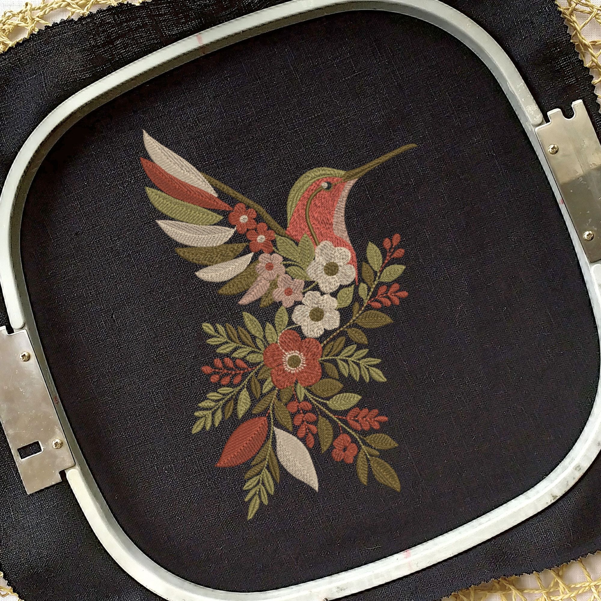 Floral Hummingbird-7