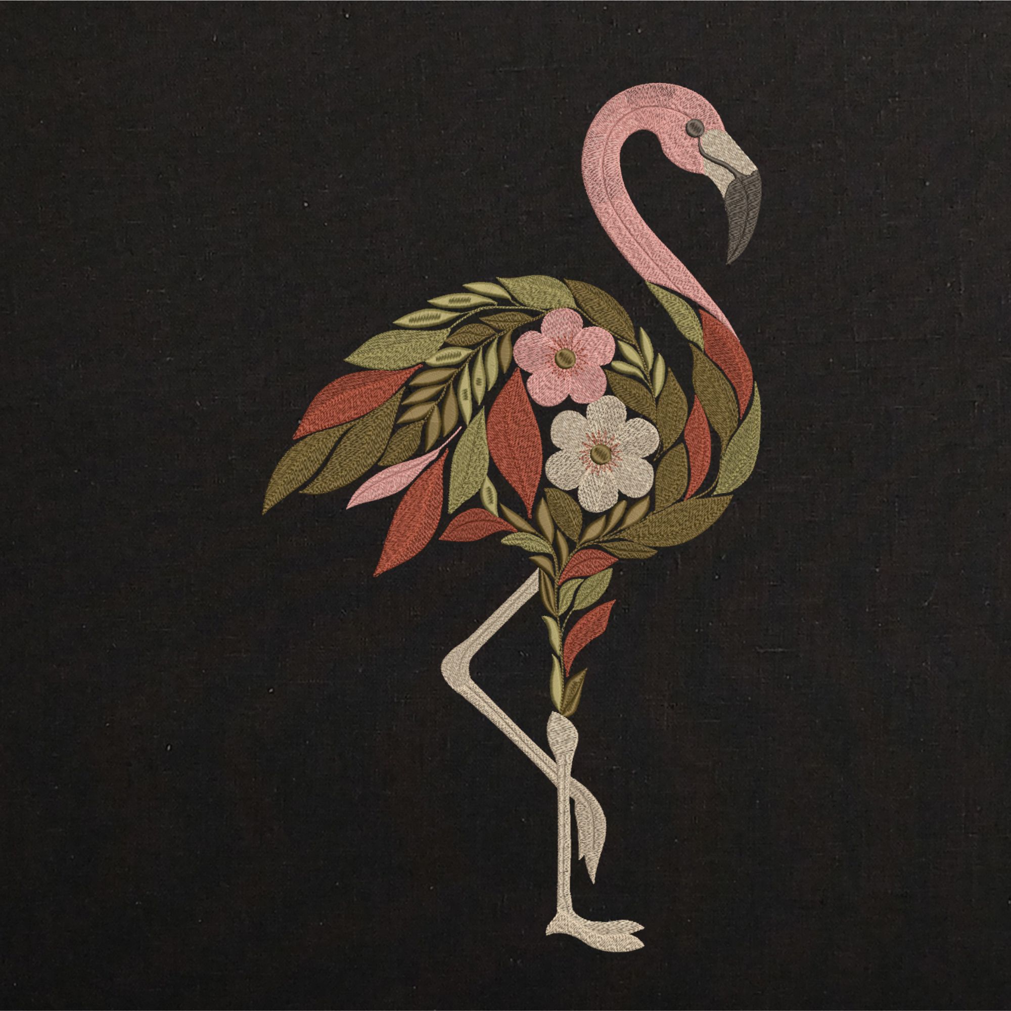 Floral Flamingo-4