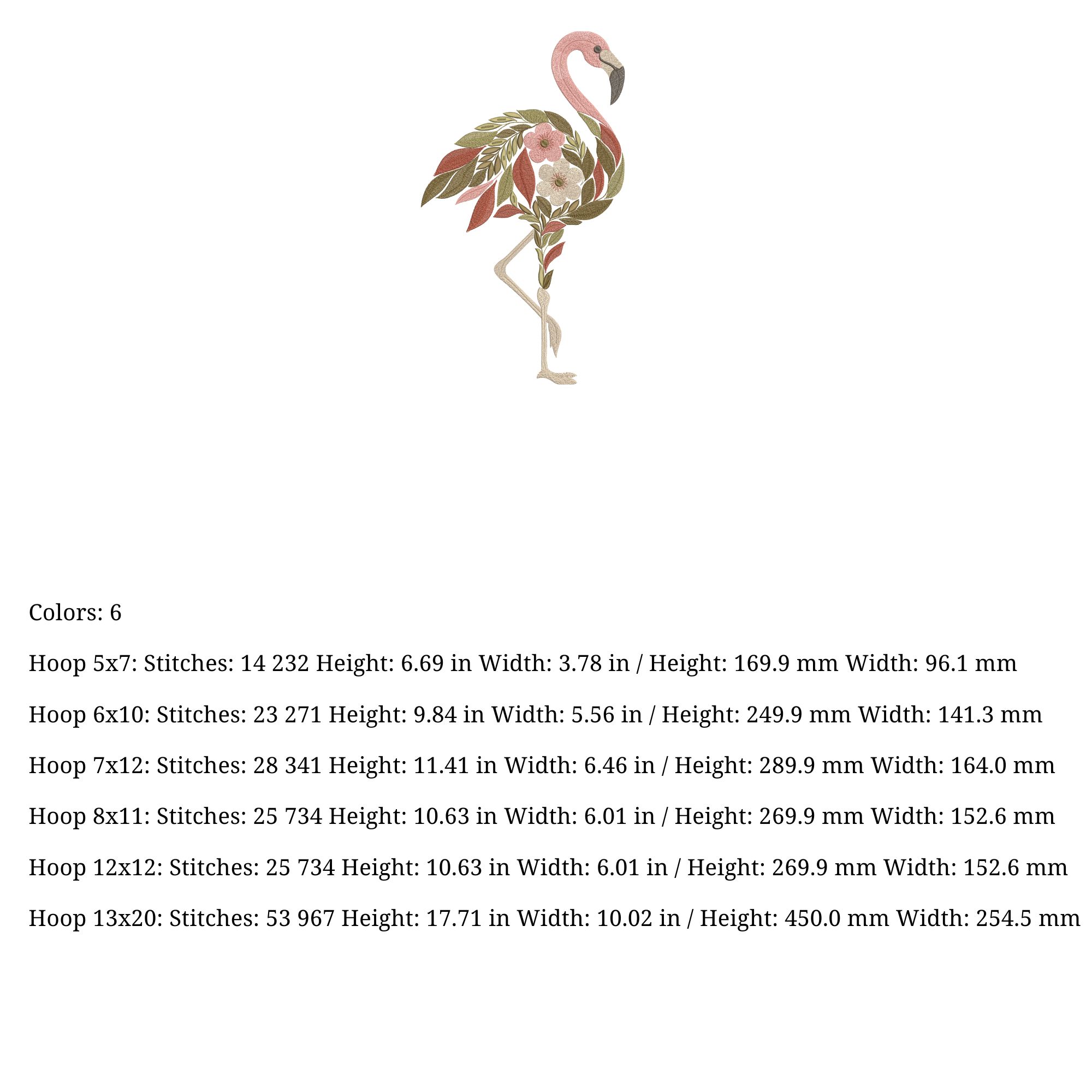 Floral Flamingo-5