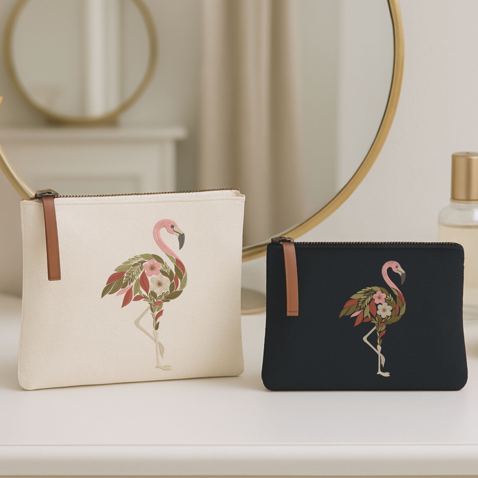 Floral Flamingo-12