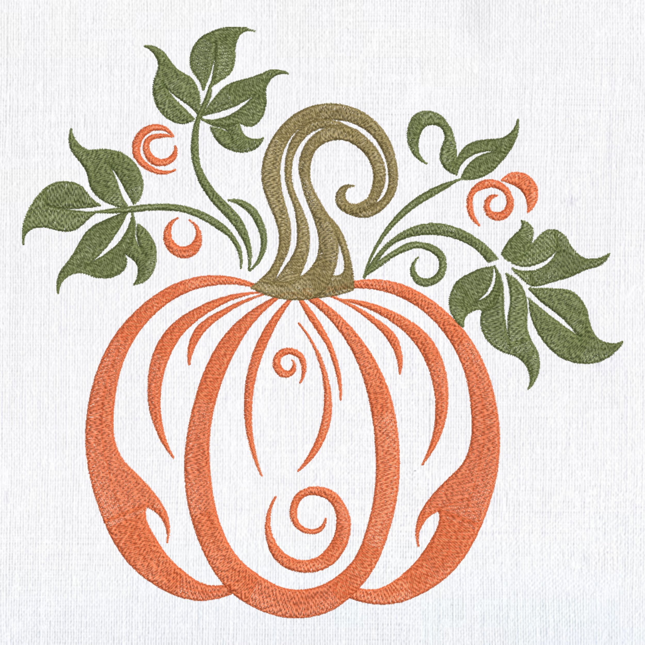 Set 4 Orange Fall Pumpkin Sunflower Leaves-6