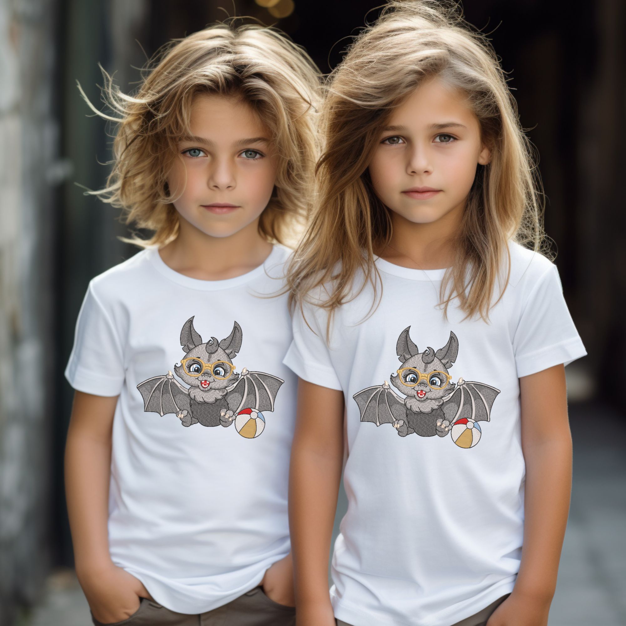 Cartoon Gray Bat Cute Baby Boy-11