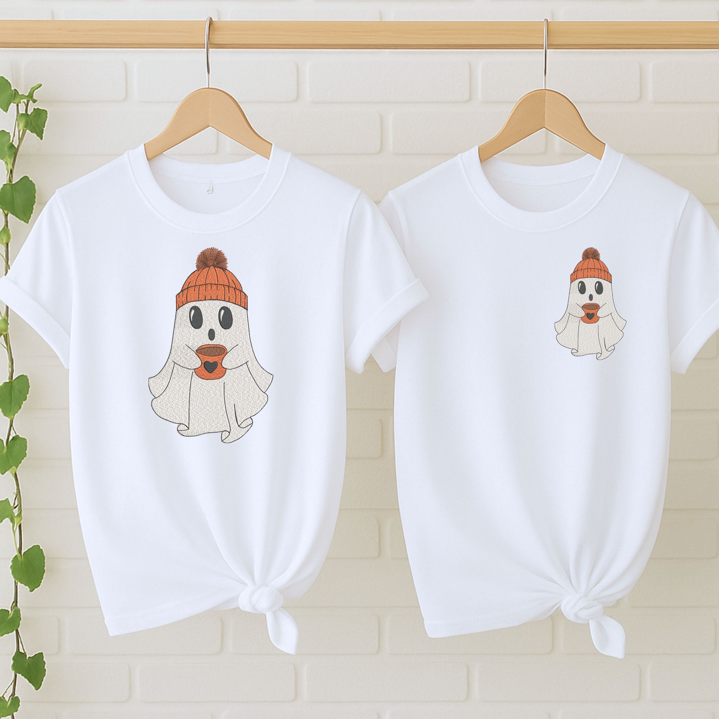 Coffee Ghost Cute Halloween Style-10