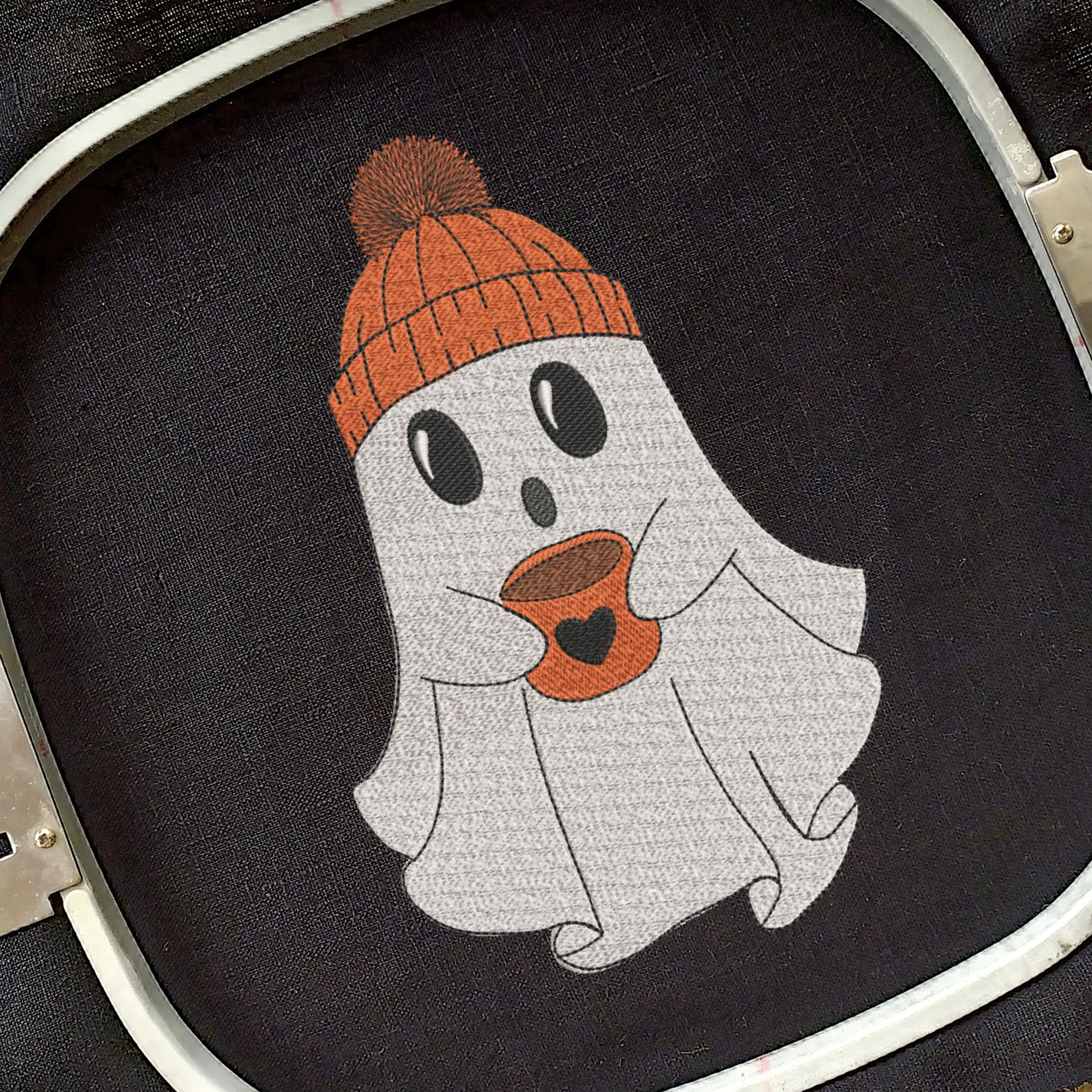 Coffee Ghost Cute Halloween Style-11