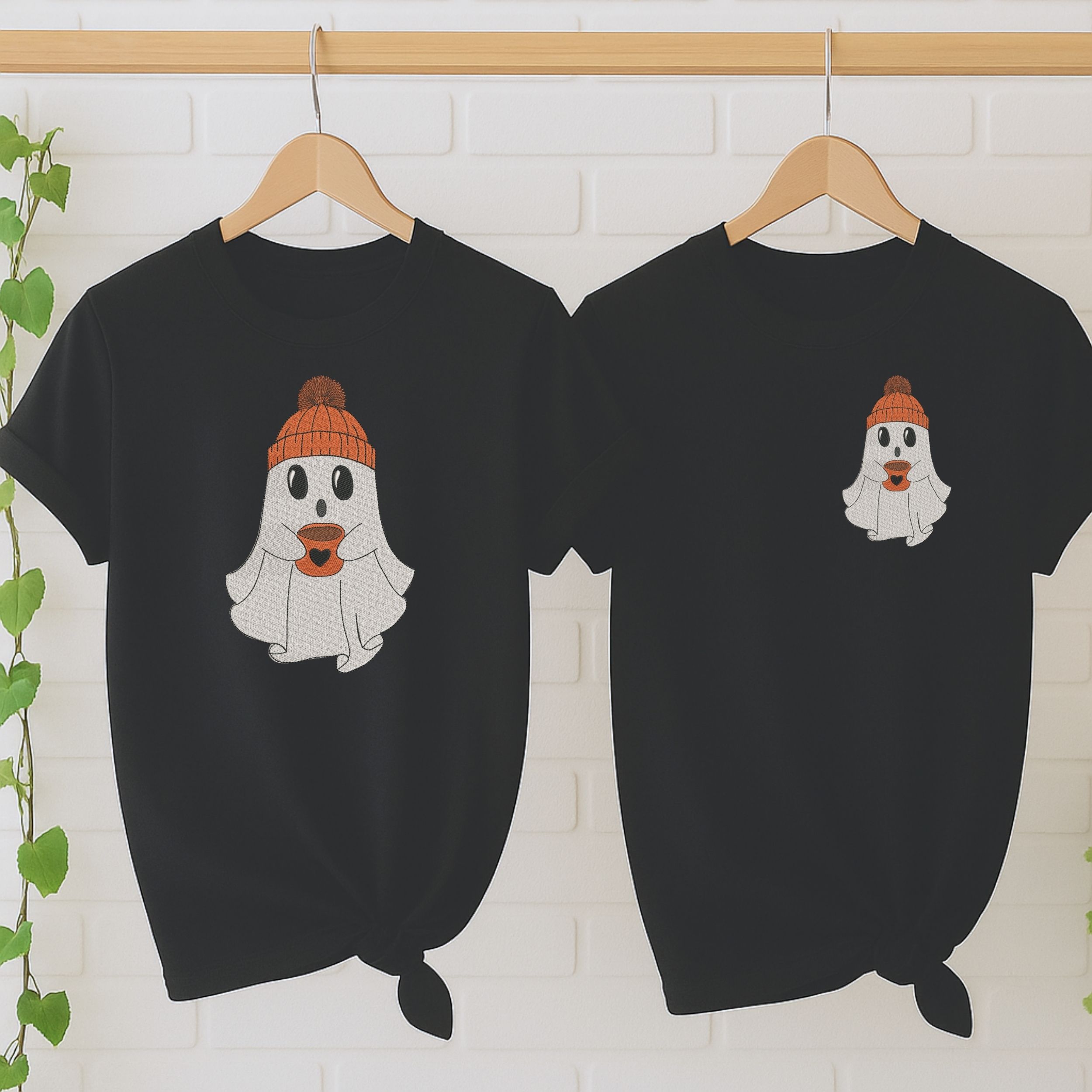 Coffee Ghost Cute Halloween Style-12