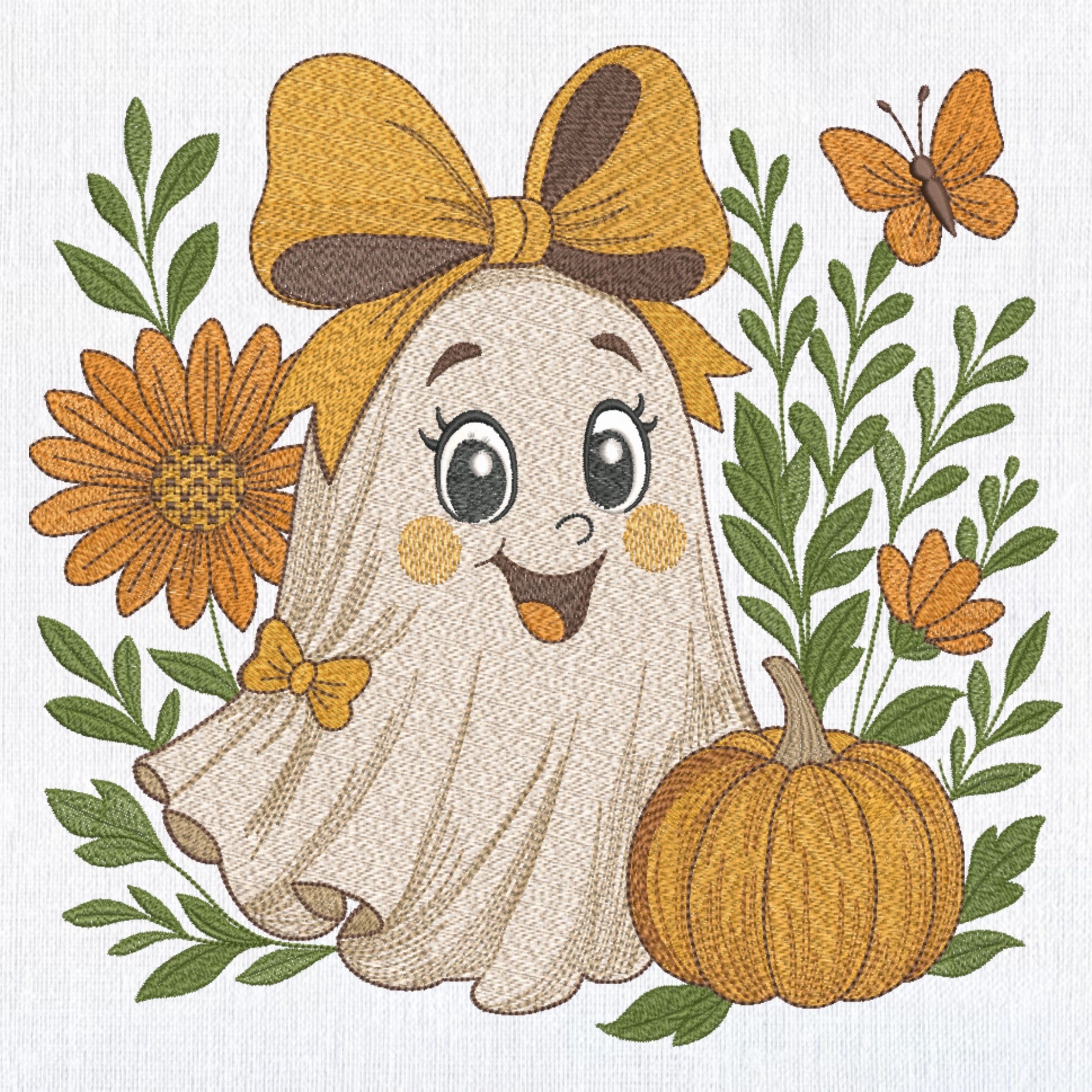 Cute Fall Halloween Ghost-3