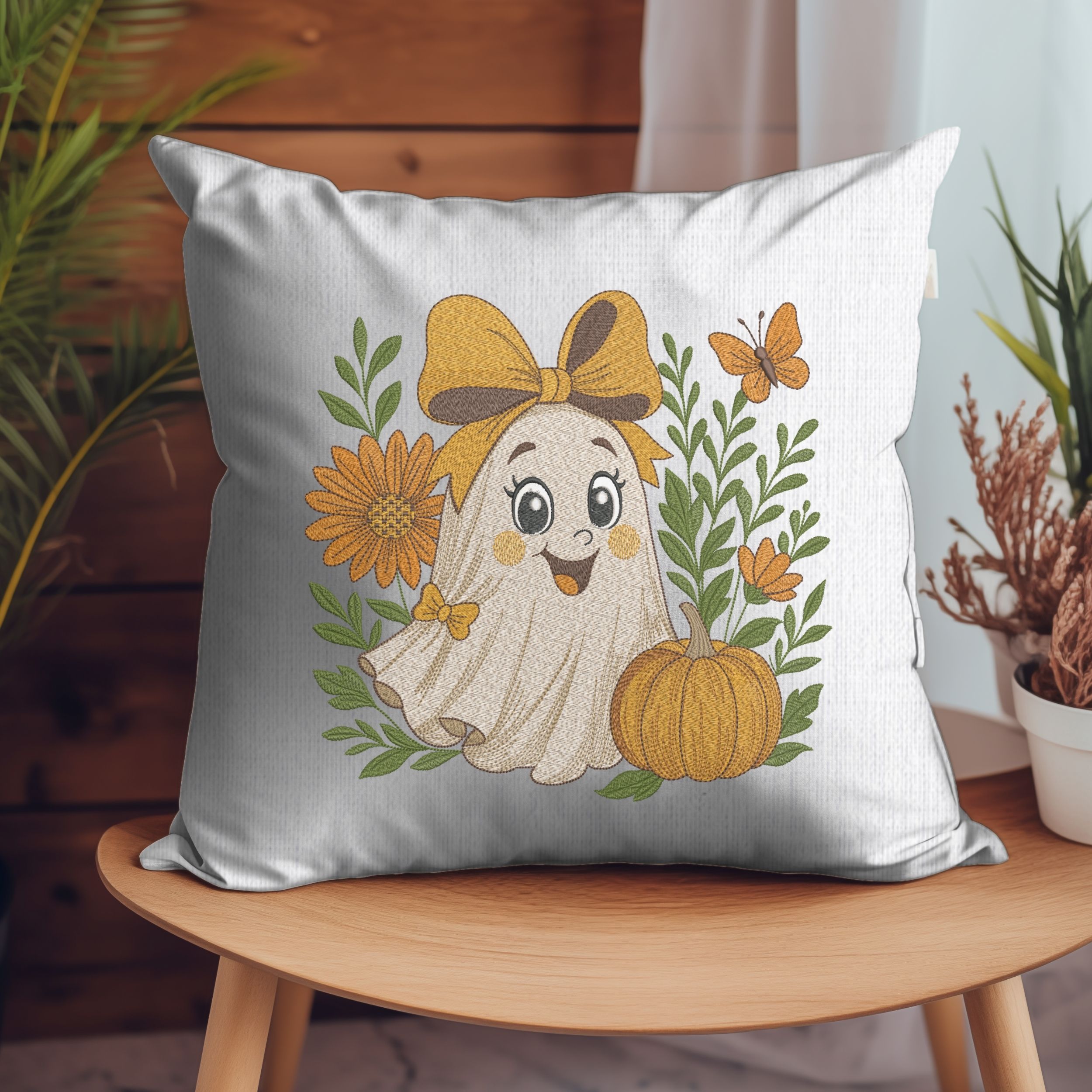 Cute Fall Halloween Ghost-6