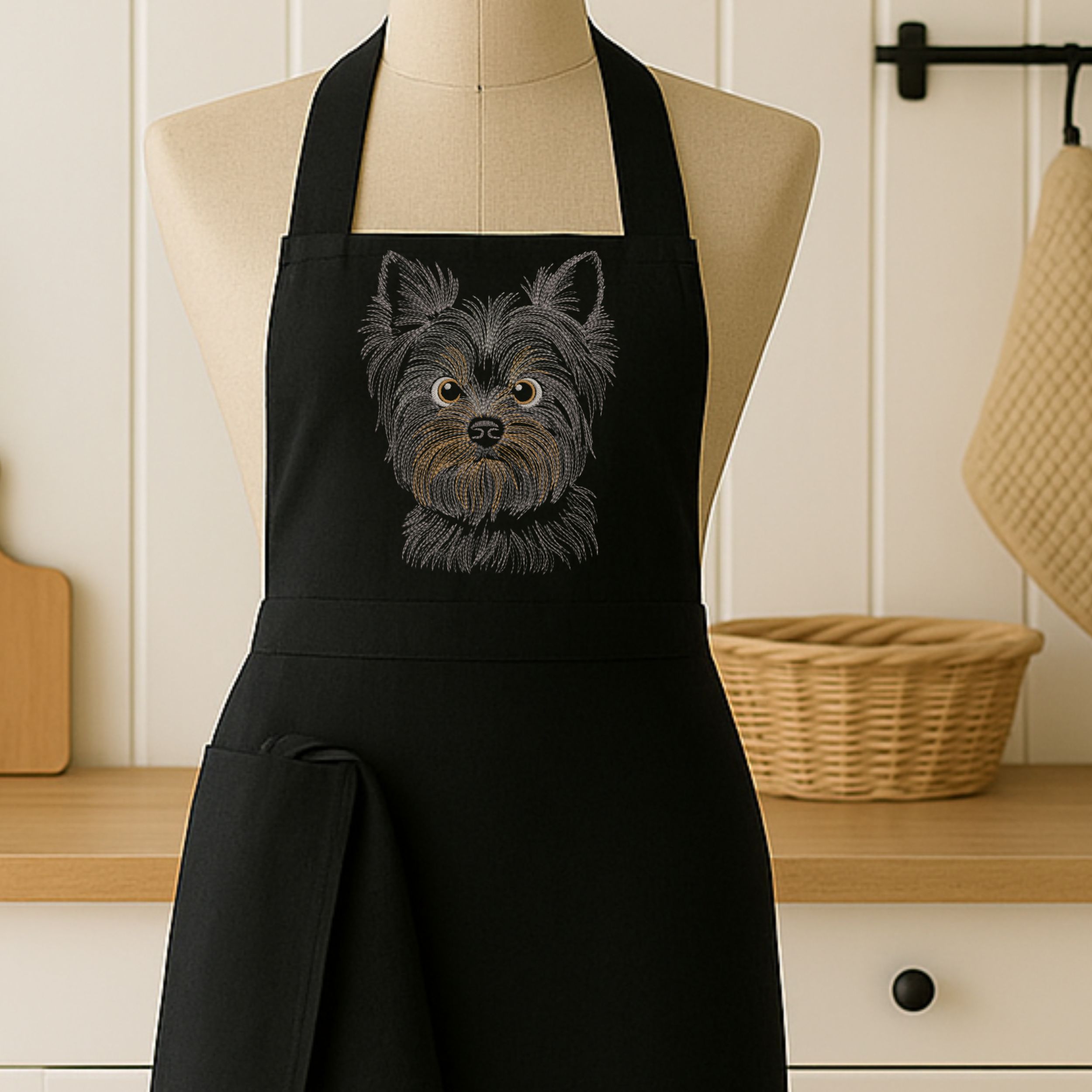 Dog Yorkshire Terrier Head-12