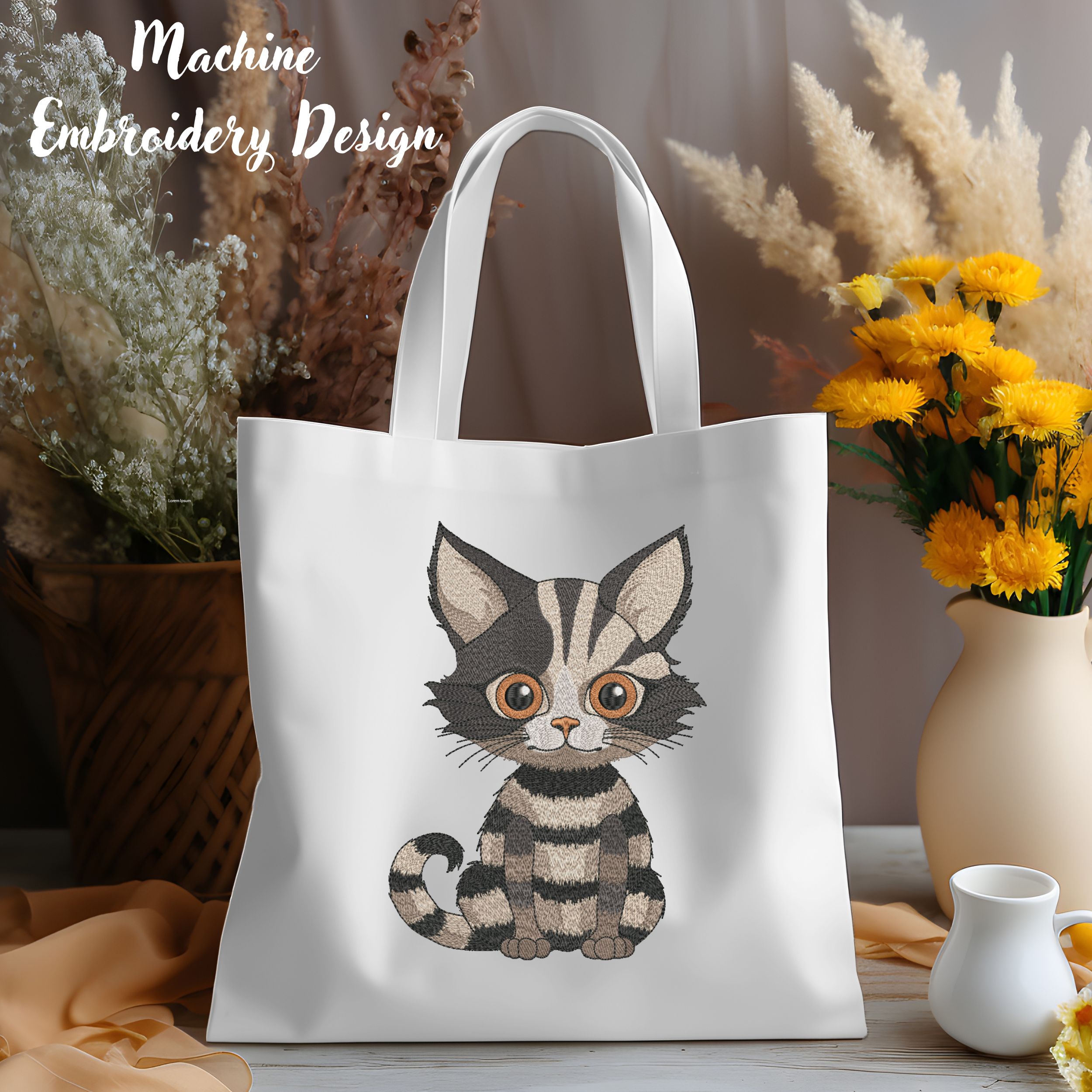 Striped Halloween Gothic Cat-8