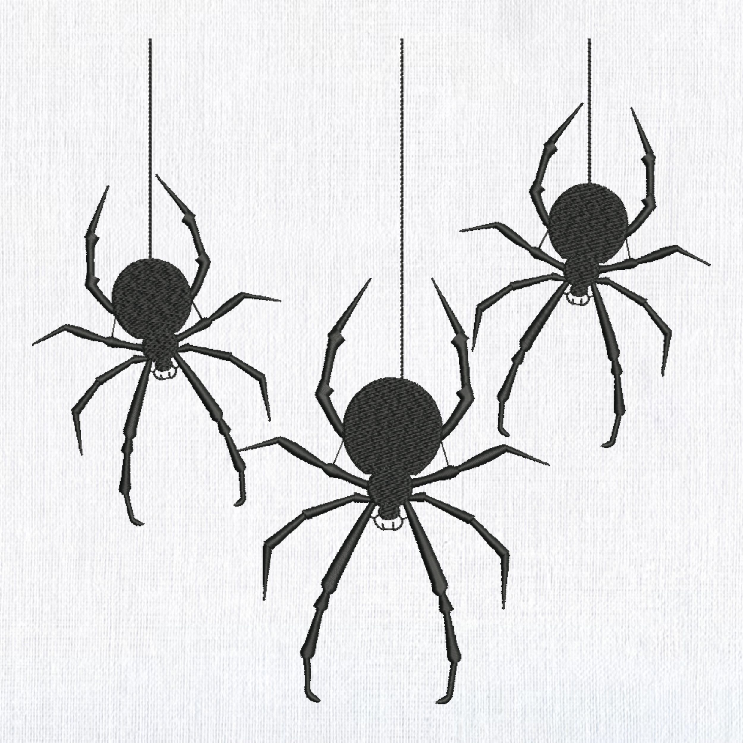 3 Spooky Halloween Spiders-3