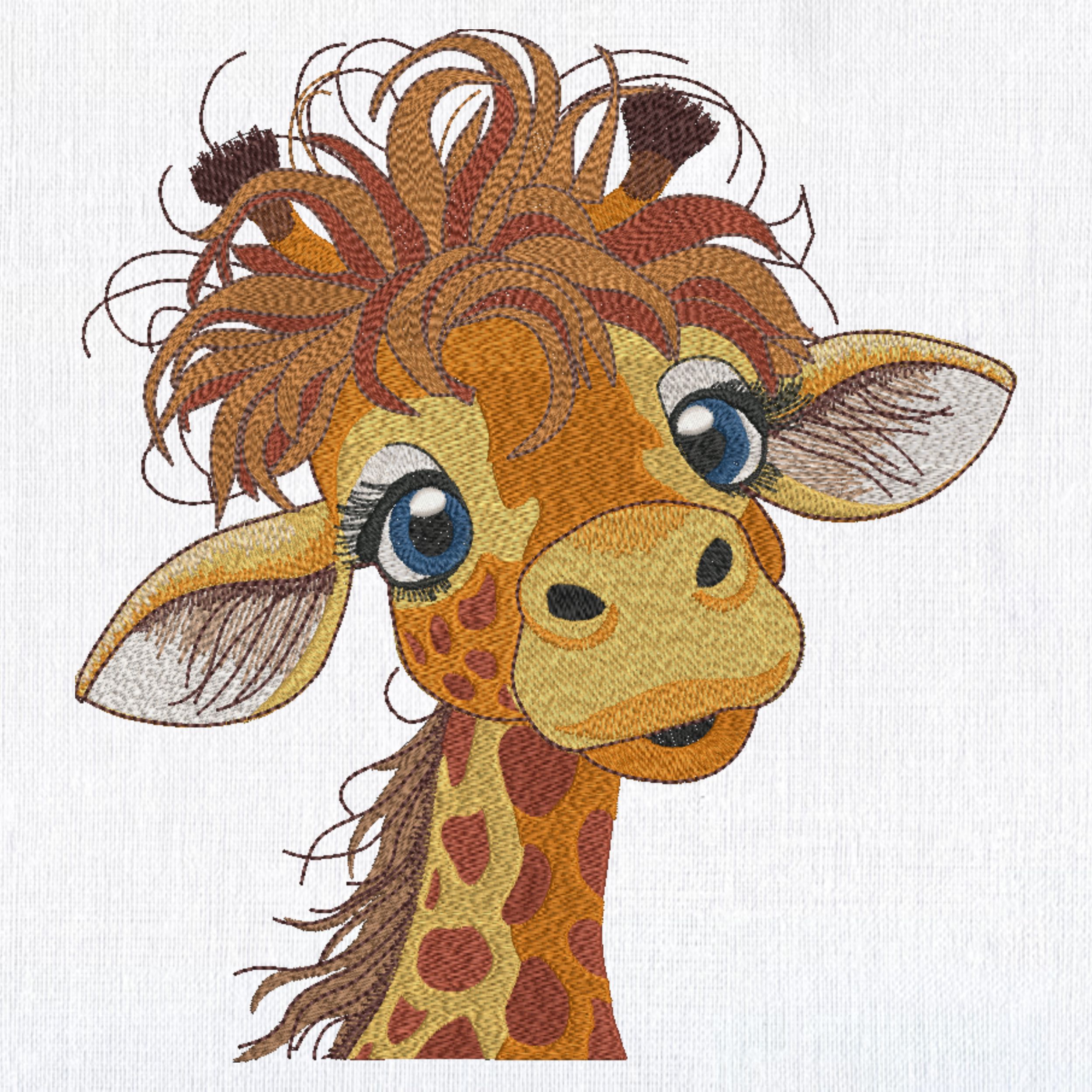 Cute Baby Giraffe face-3