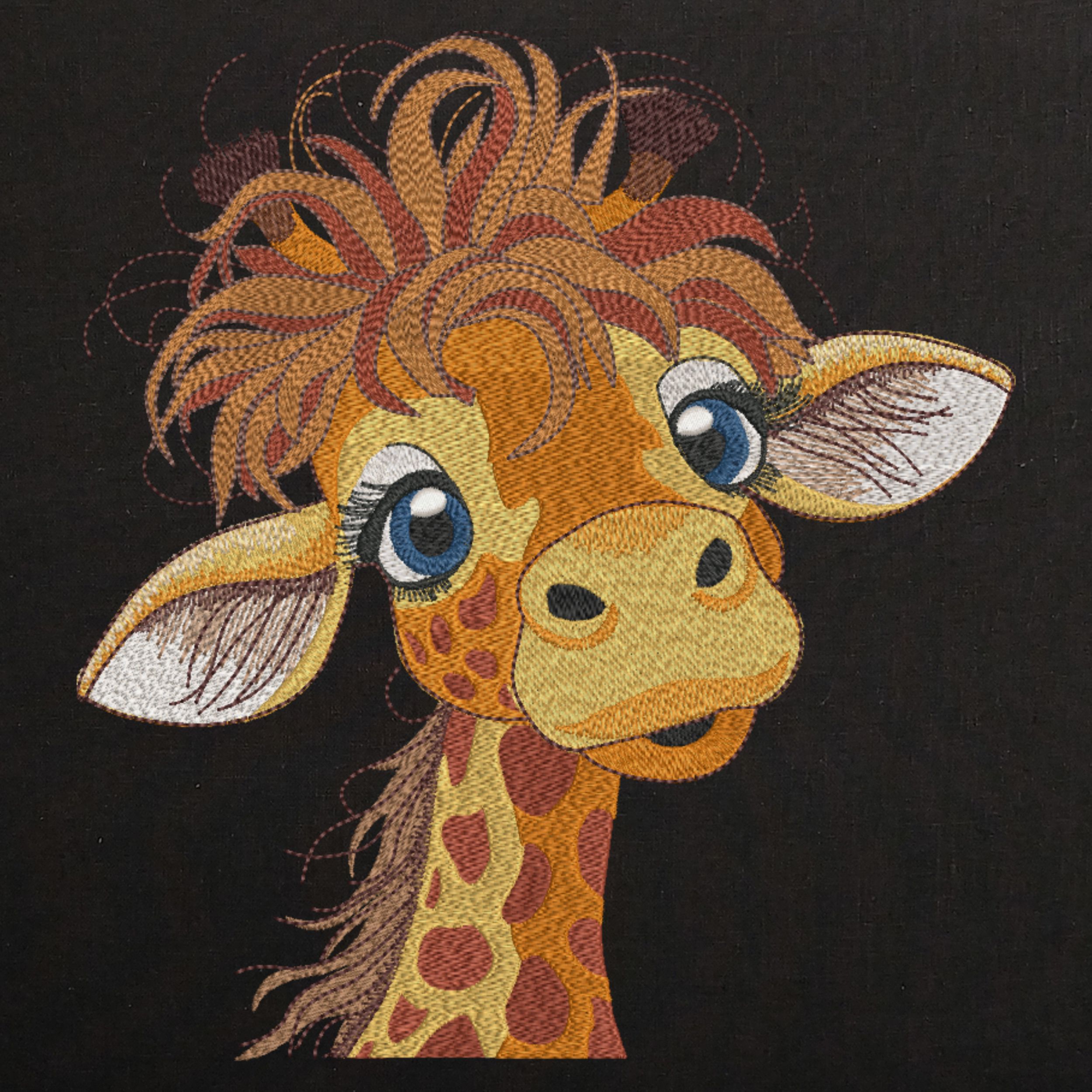 Cute Baby Giraffe face-4