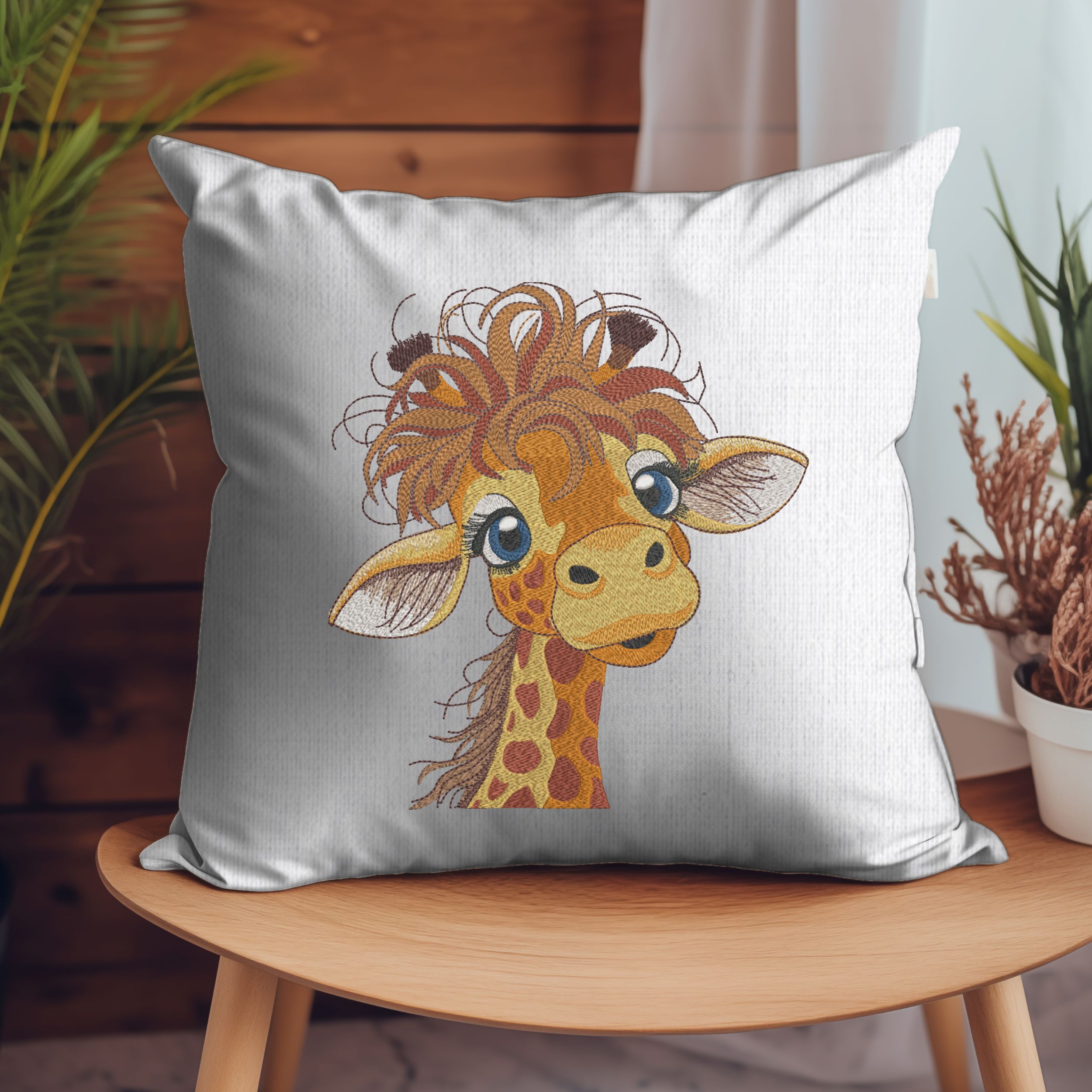 Cute Baby Giraffe face-6