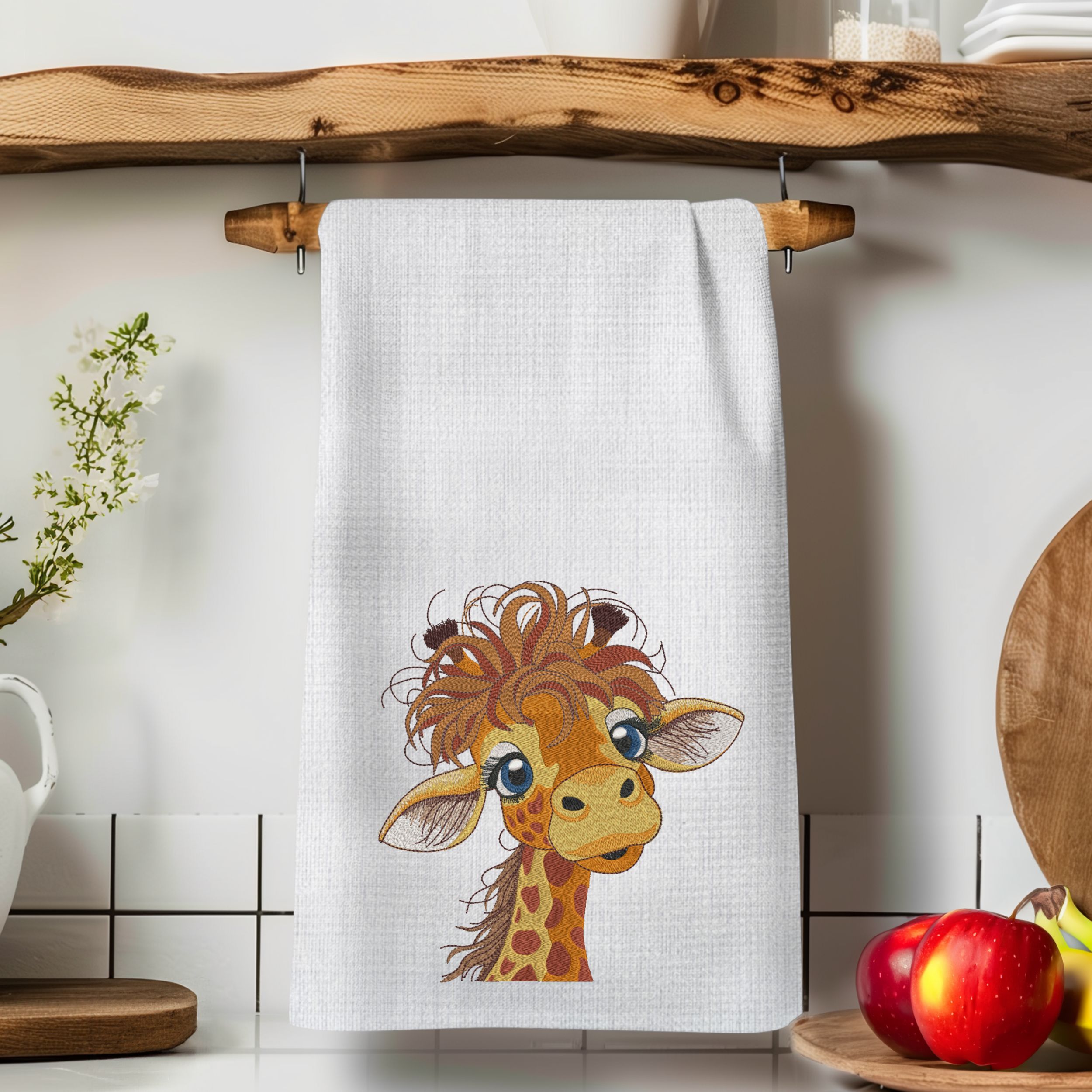 Cute Baby Giraffe face-9