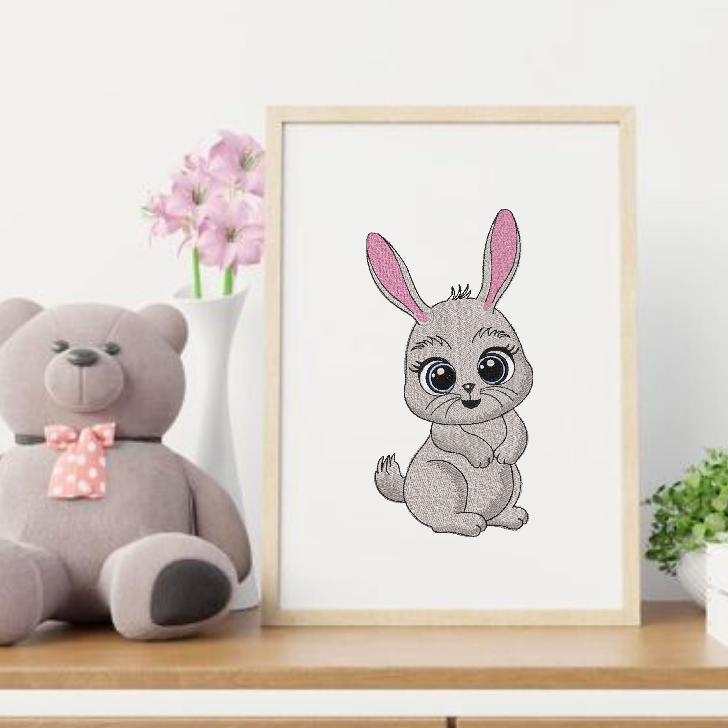 Cute Easter Baby Bunny-11