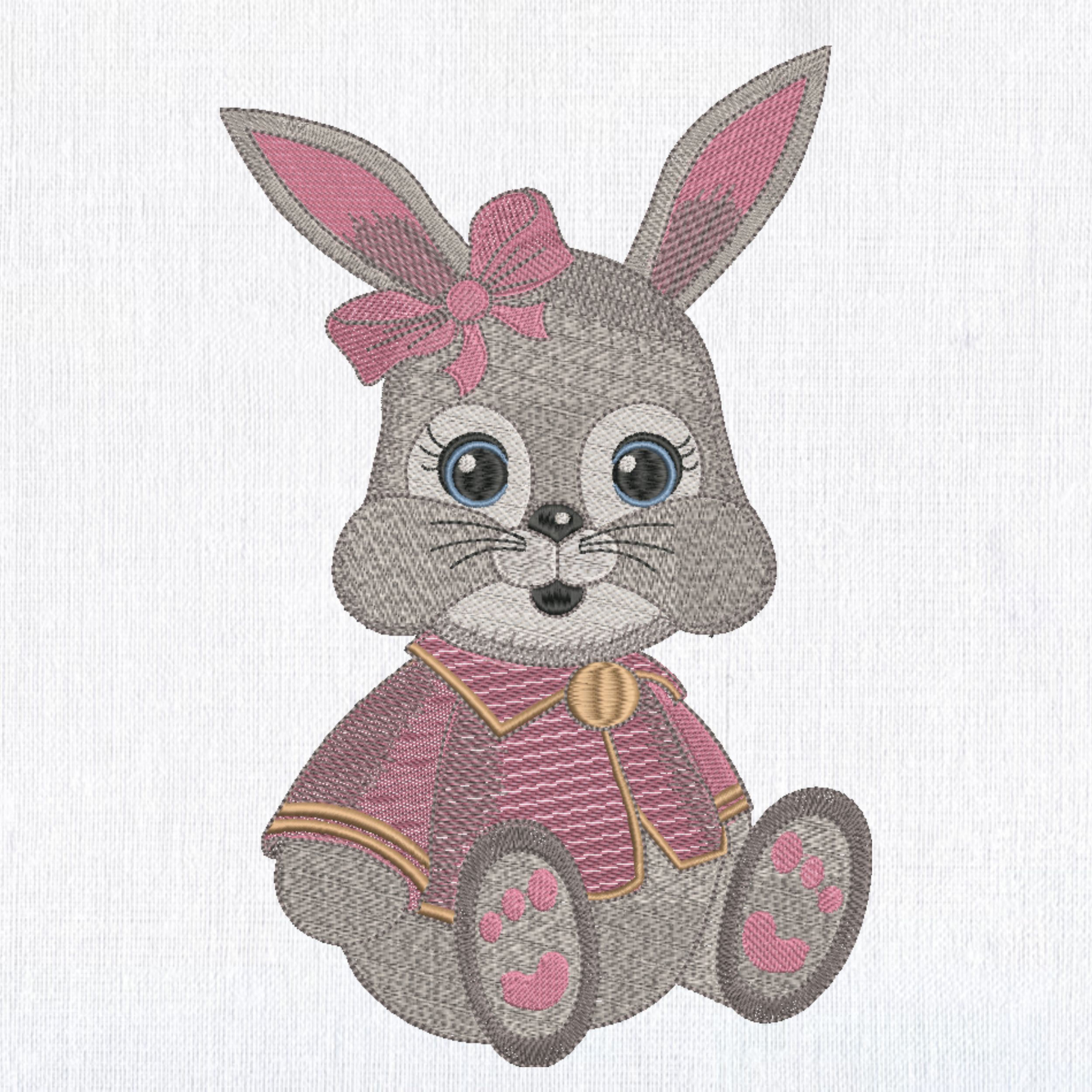 Cute Easter Baby Bunny Girl-3