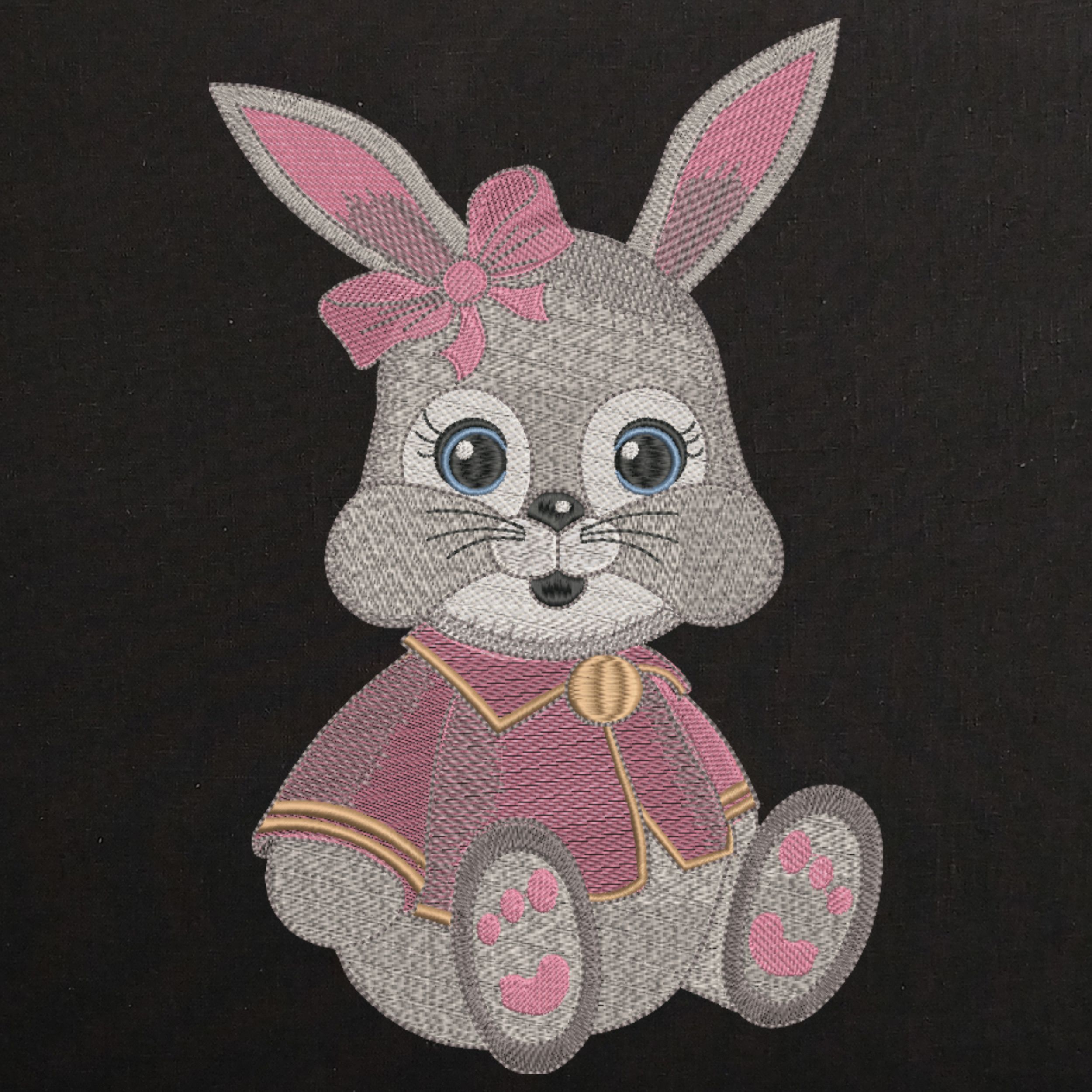 Cute Easter Baby Bunny Girl-4