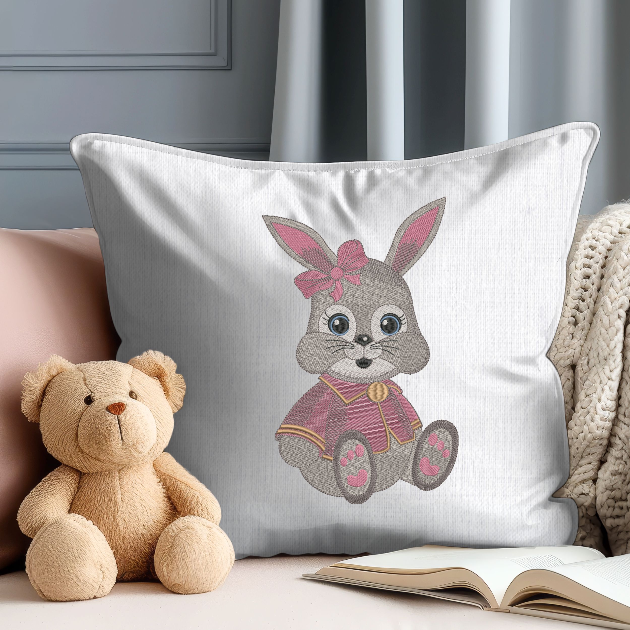 Cute Easter Baby Bunny Girl-6