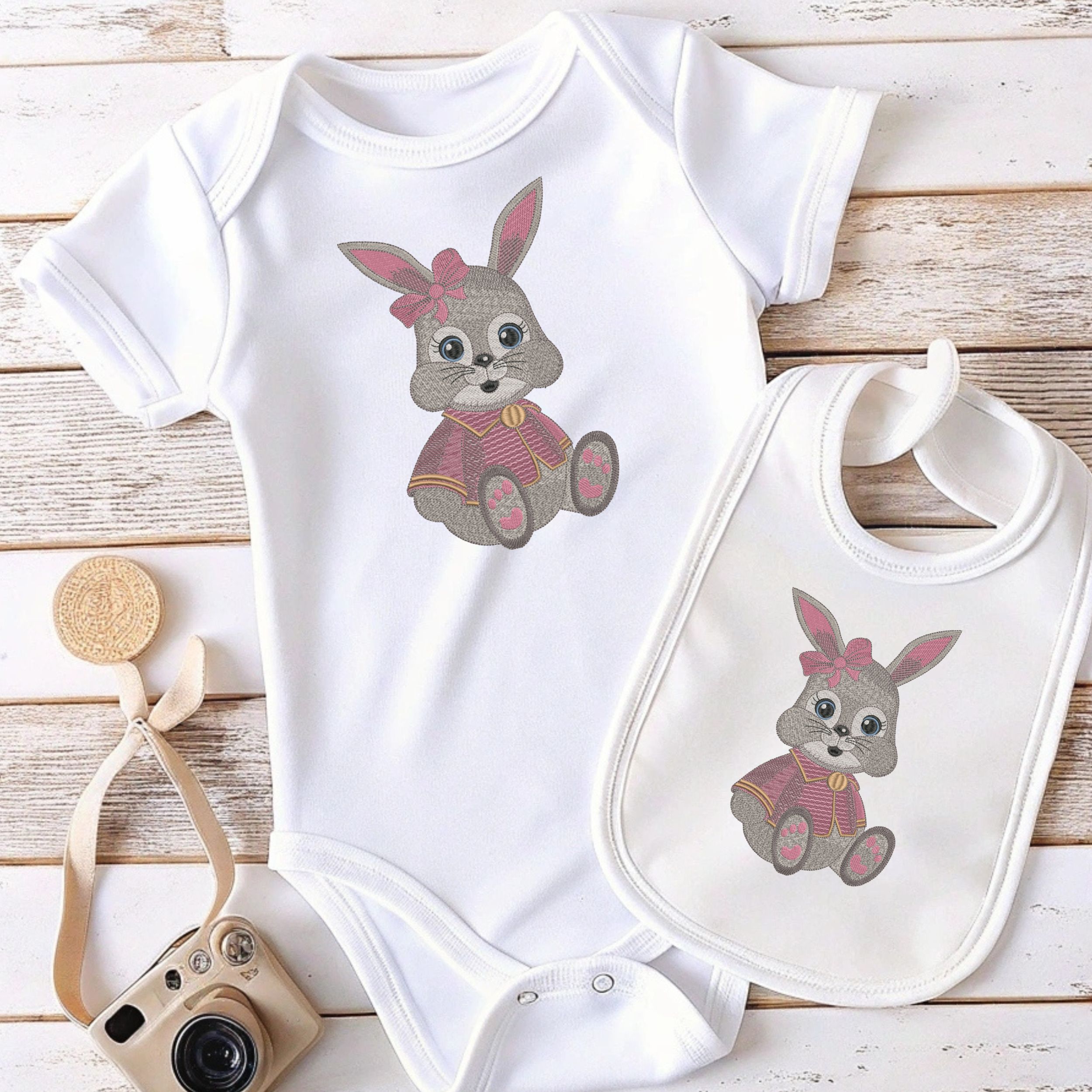 Cute Easter Baby Bunny Girl-8